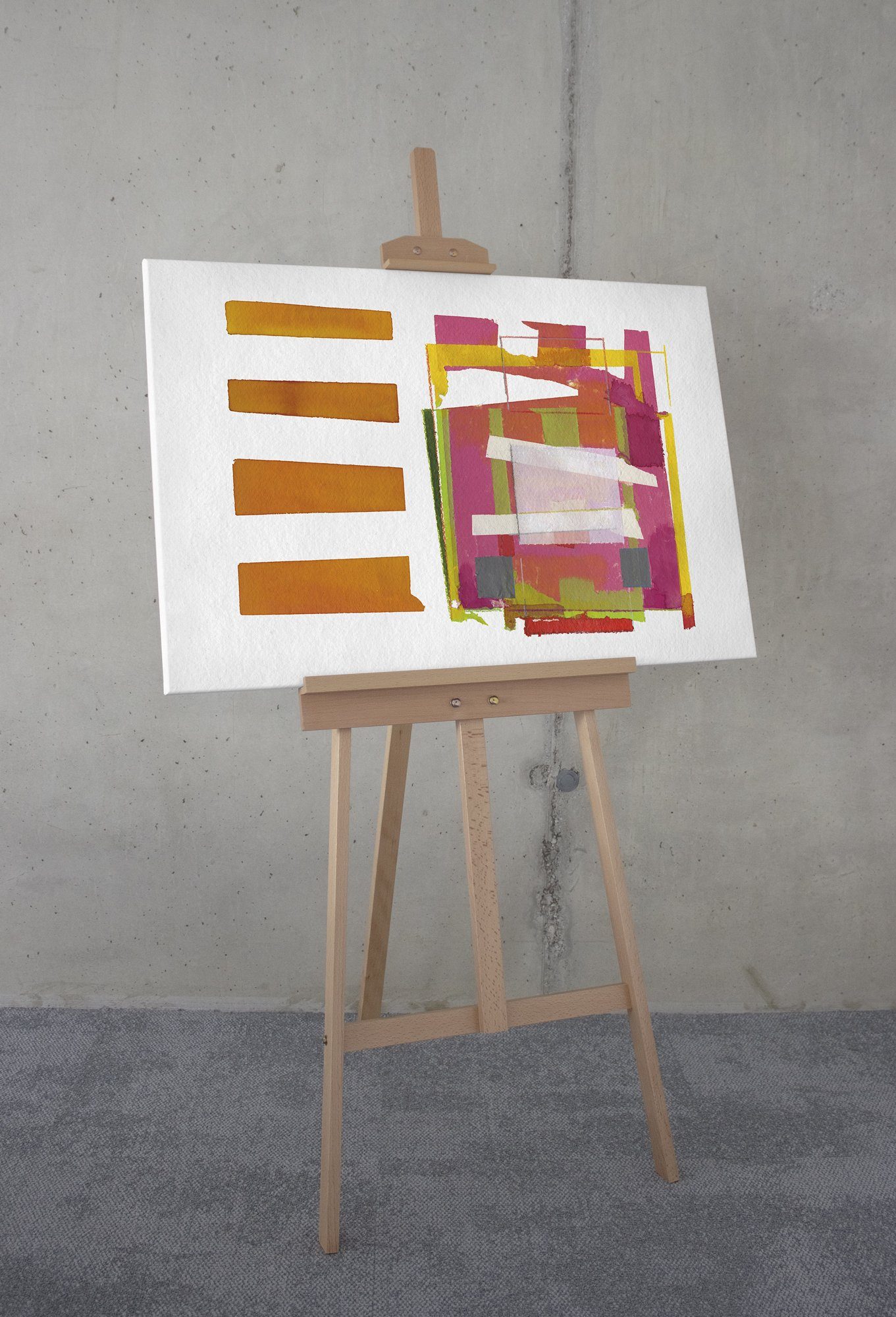 Komar Artprint op linnen Medicine - Afmeting 60 x 90 cm Canvasdoek met echt houten frame (1 stuk)