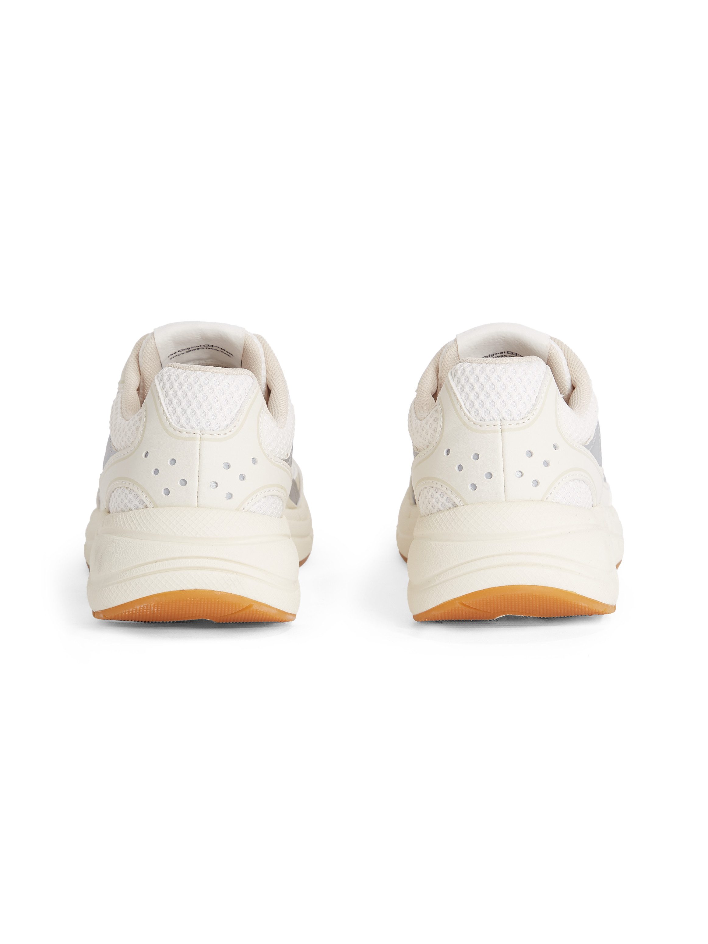 TOMMY JEANS Sneakers met sleehak THE CONEY METALLIC vrijetijdsschoen, veterschoen, lage schoen, ugly sneaker, logo-patch