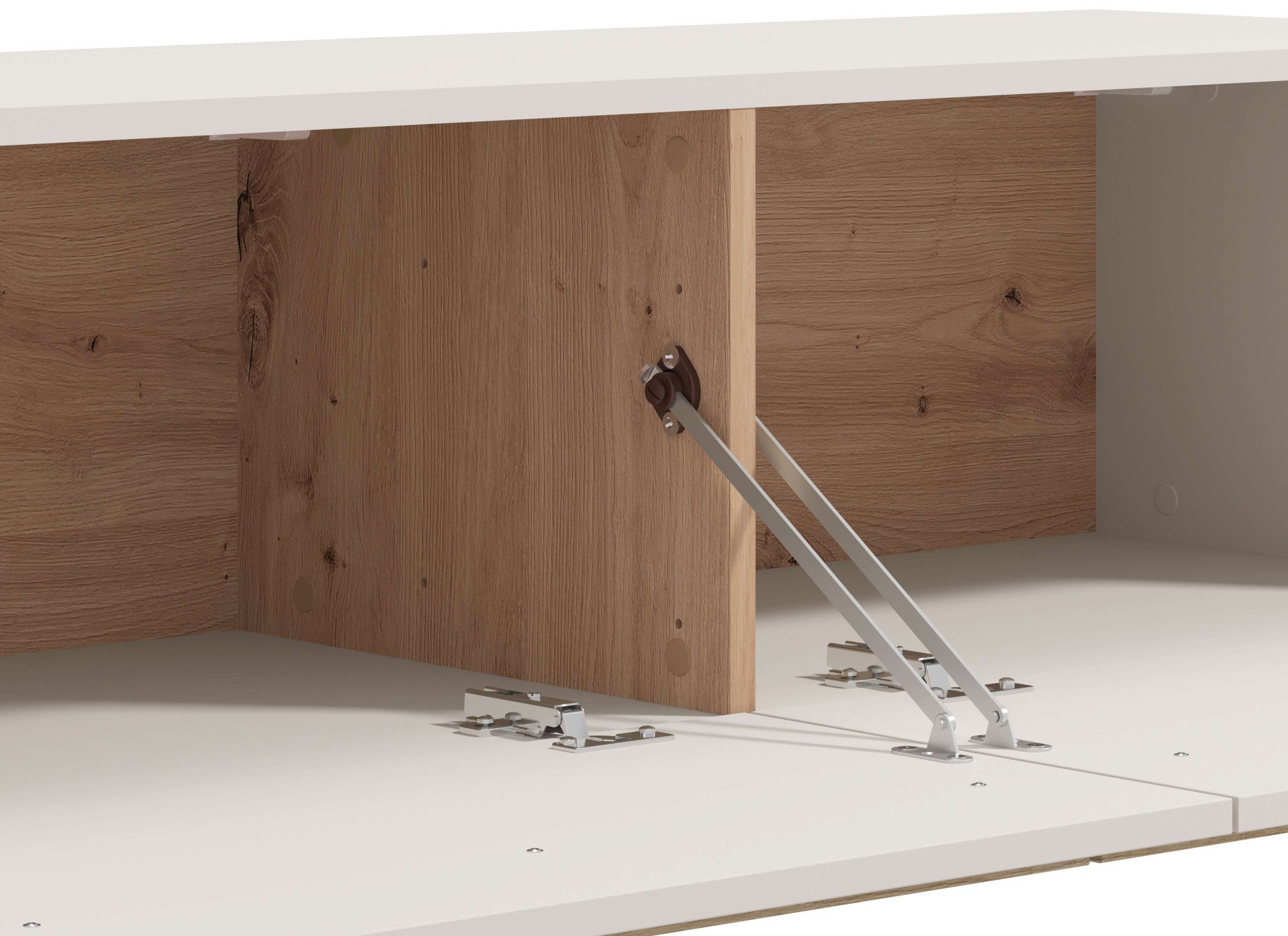 INOSIGN Tv-meubel Arles TV-kast, Breedte 128 cm, TV-kast, TV-standaard, Wandmontage