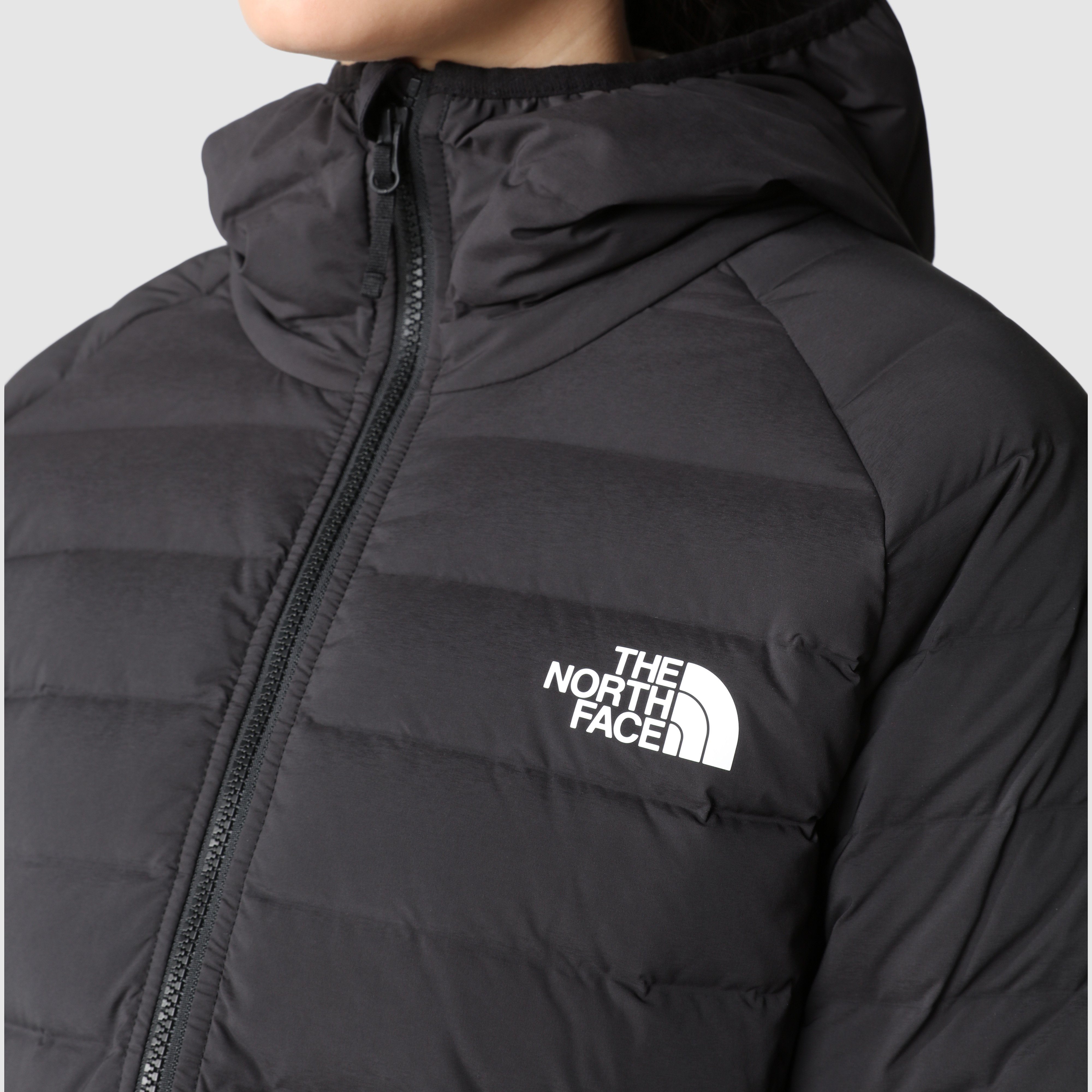 The North Face Donsjack W BELLEVIEW STRETCH DOWN HOODIE