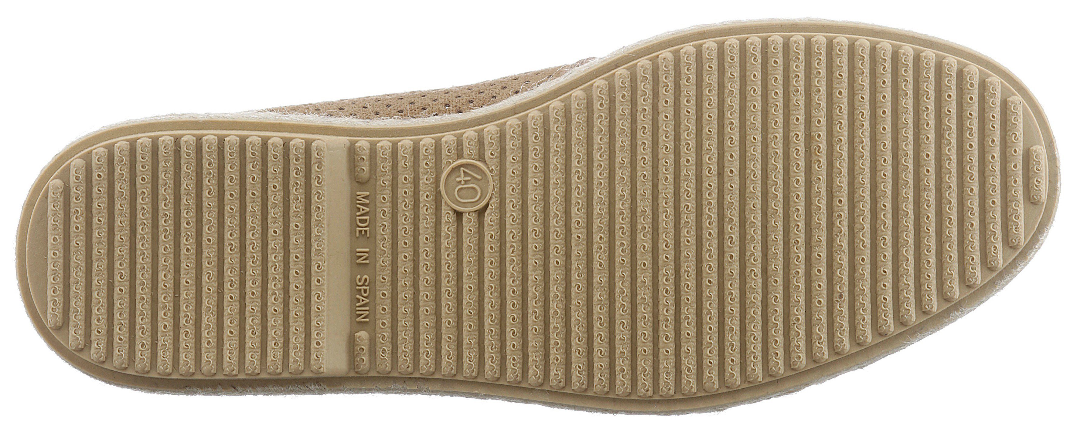 VERBENAS Espadrilles Tom Pacific , loafer, slip-on, zomerschoen, strandschoen met stretch inzetstukken