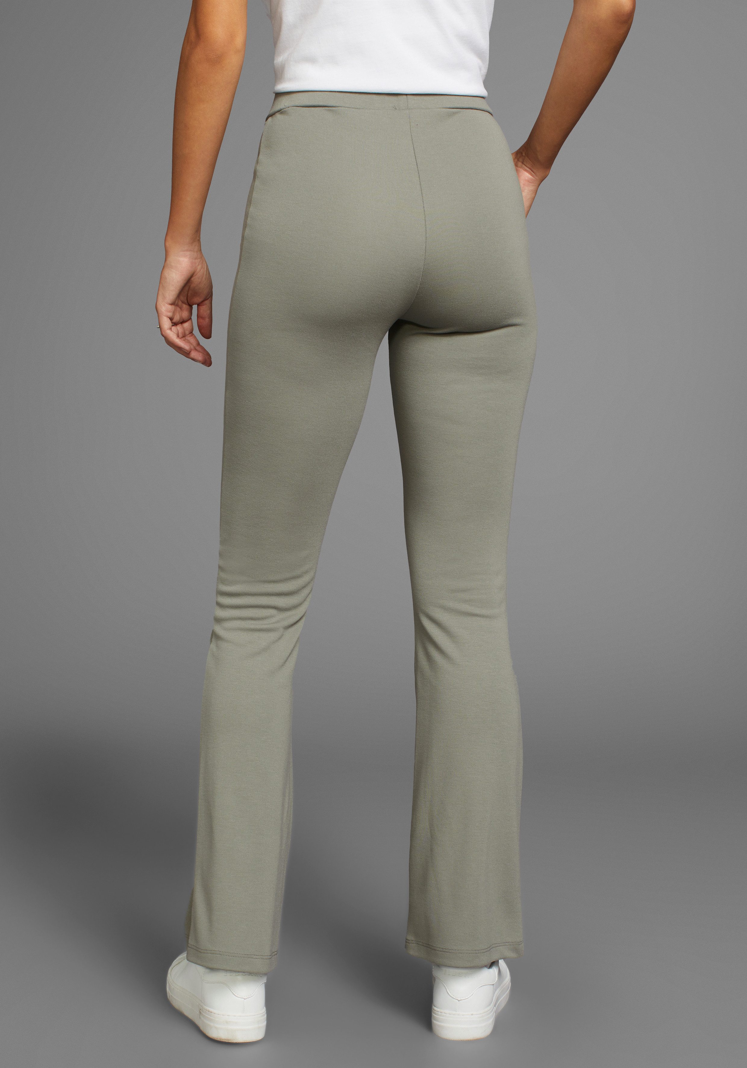 Laura Scott Bootcutbroek in moderne lengte