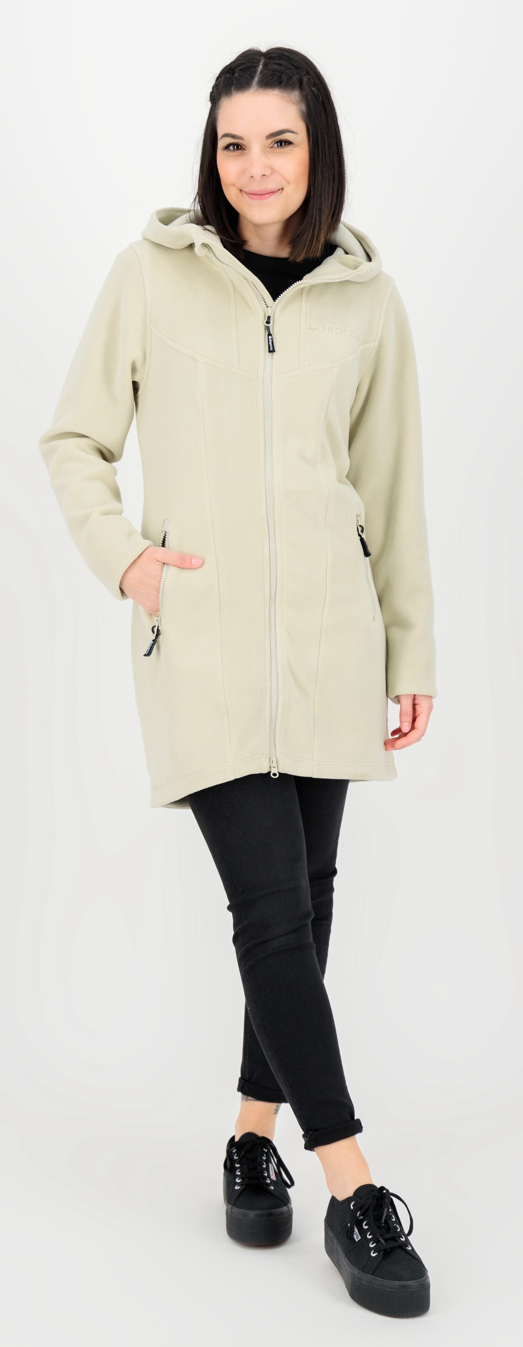 DEPROC Active Fleecejack WAWA PEAK met 2-wegritssluiting