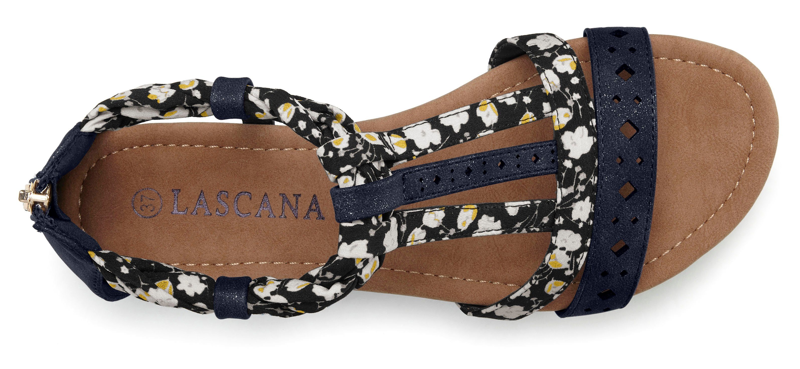 Lascana Sandalen Zomerschoen Sandalette, zomerschoen met banden in festival-look VEGAN