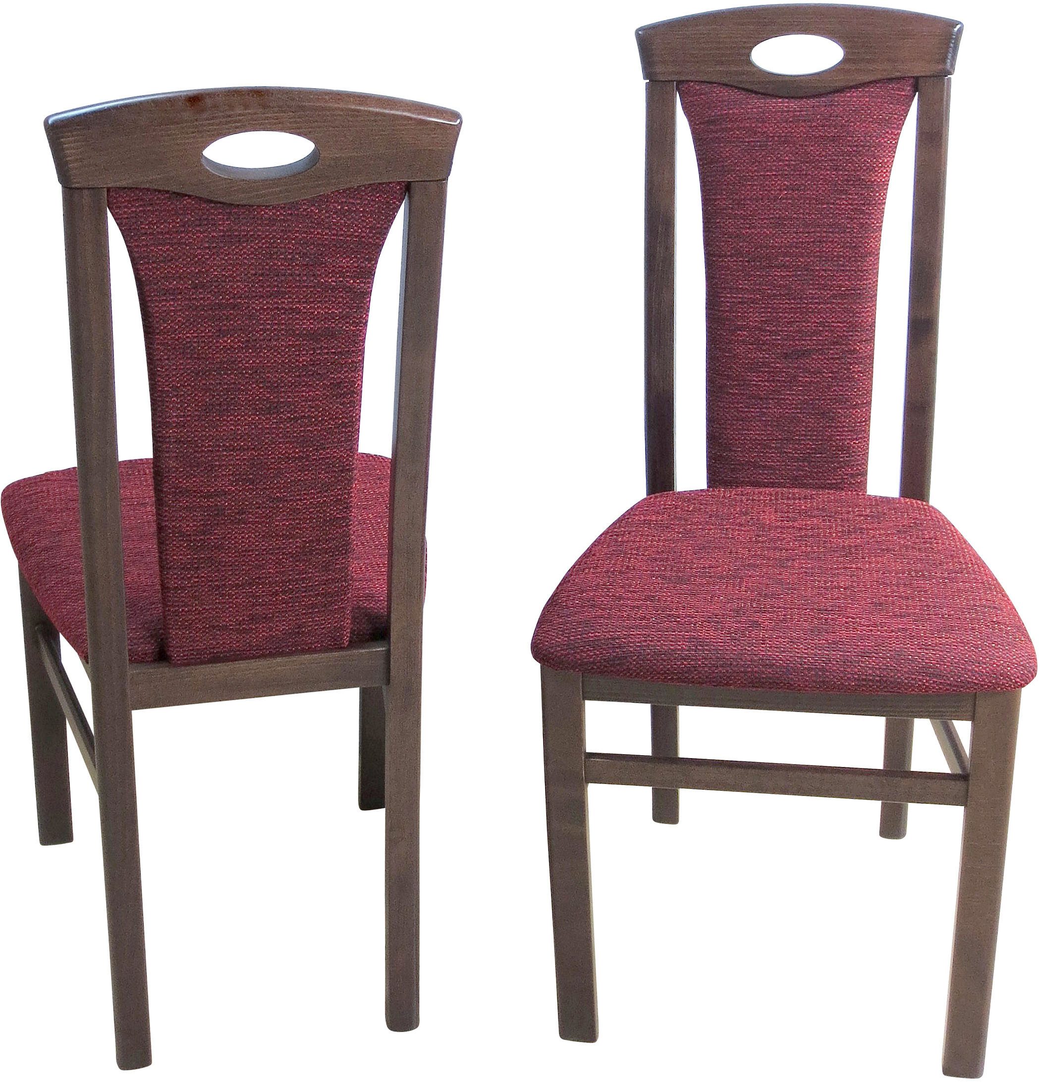 HOFMANN LIVING AND MORE Eethoek 3-delig eethoek Stoelen voorgemonteerd (voordeelset, 2-delig)