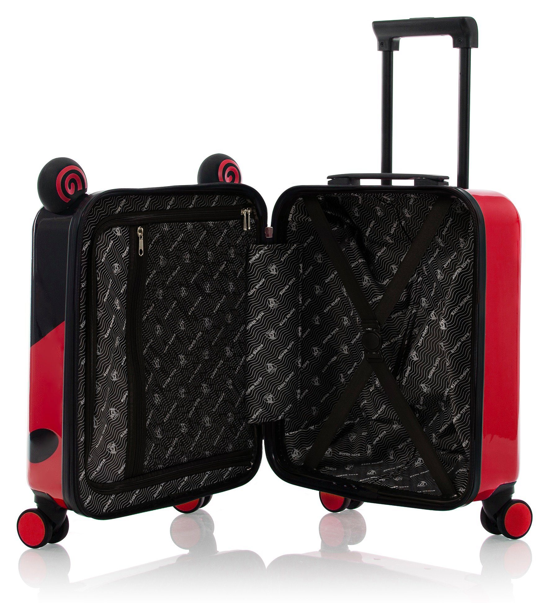 Heys Kofferset Super Tots, 46 cm, Lieveheersbeestje Heys x Joachim Llambi kindertrolley kinder reisbagage (set, 2-delig, Kinderkoffer en rugzak)