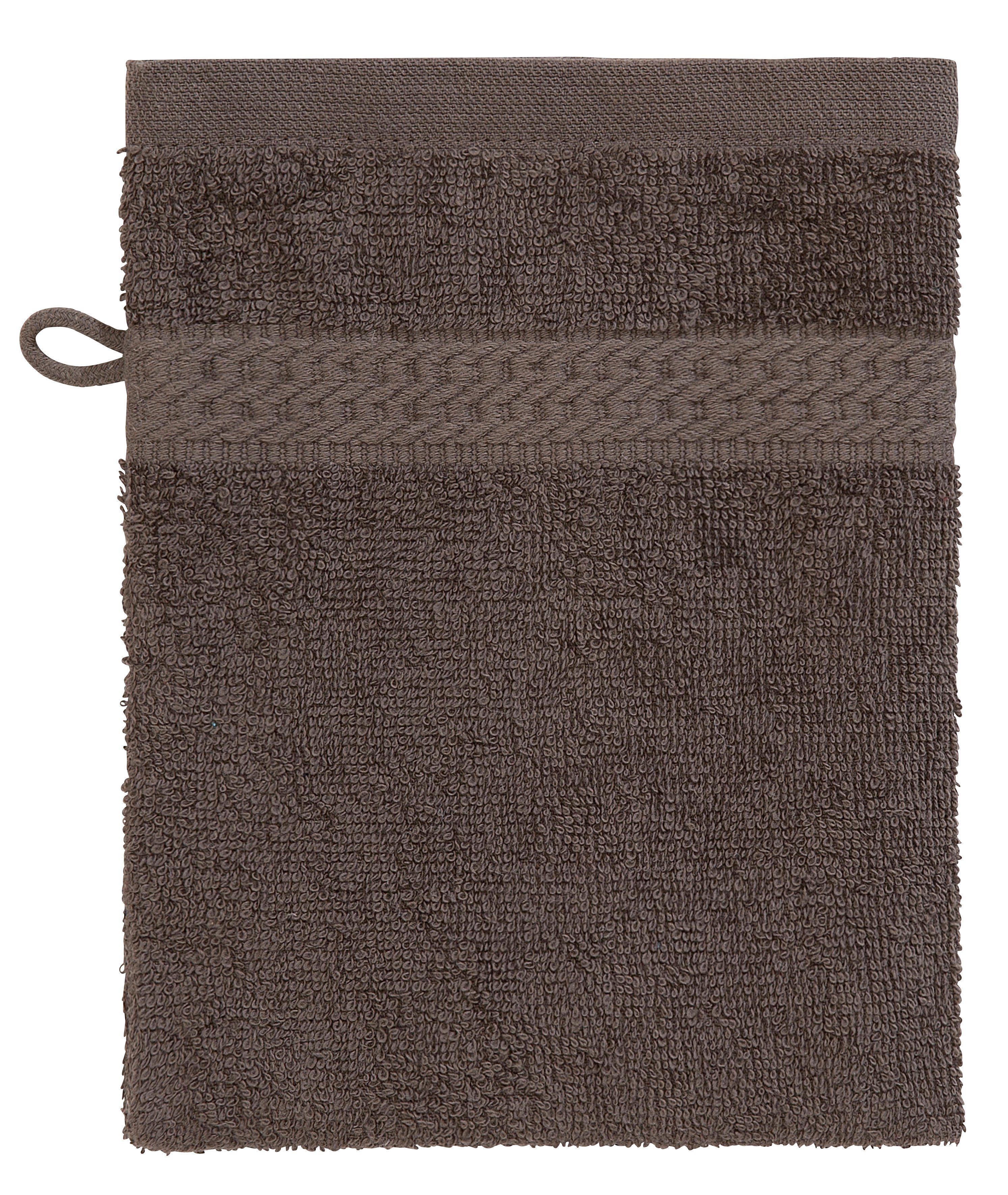 my home Washandje Juna, 6 washandjes 16x21, 100% katoen, set en als serie (6-delig)