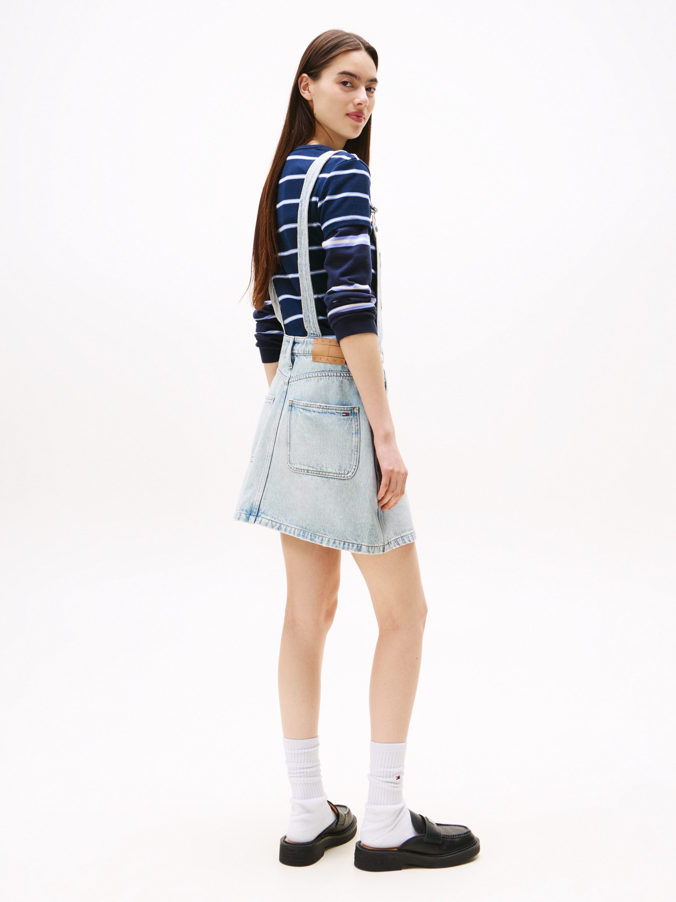 TOMMY Jeans jurk DENIM DUNGAREE DRESS DI2014