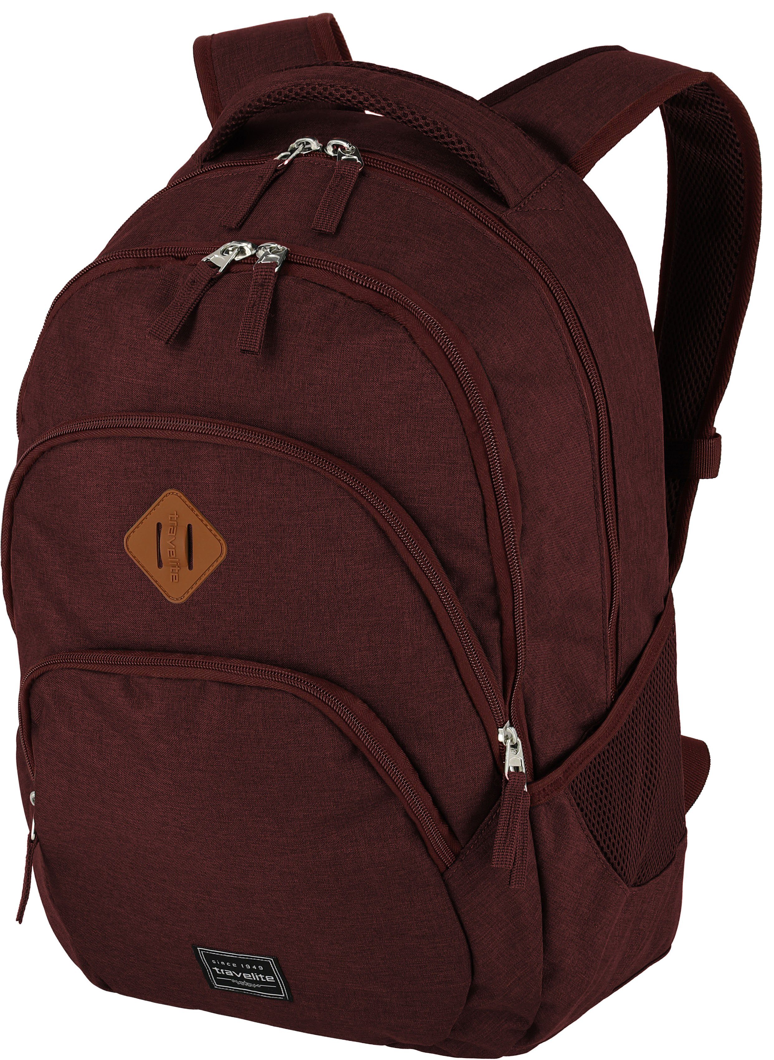travelite Laptoprugzak BASICS Melange Vrijetijds rugzak werk rugzak school rugzak reis rugzak
