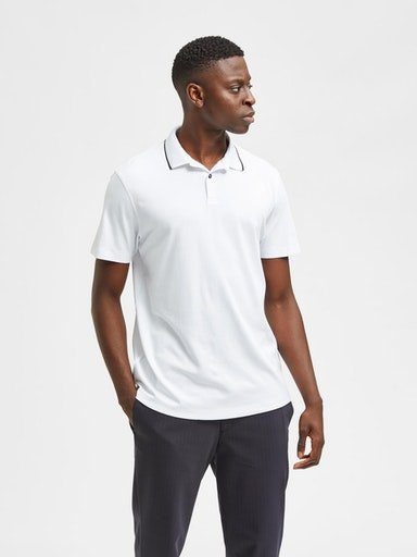 SELECTED HOMME Poloshirt SLHLEROY COOLMAX SS POLO NOOS
