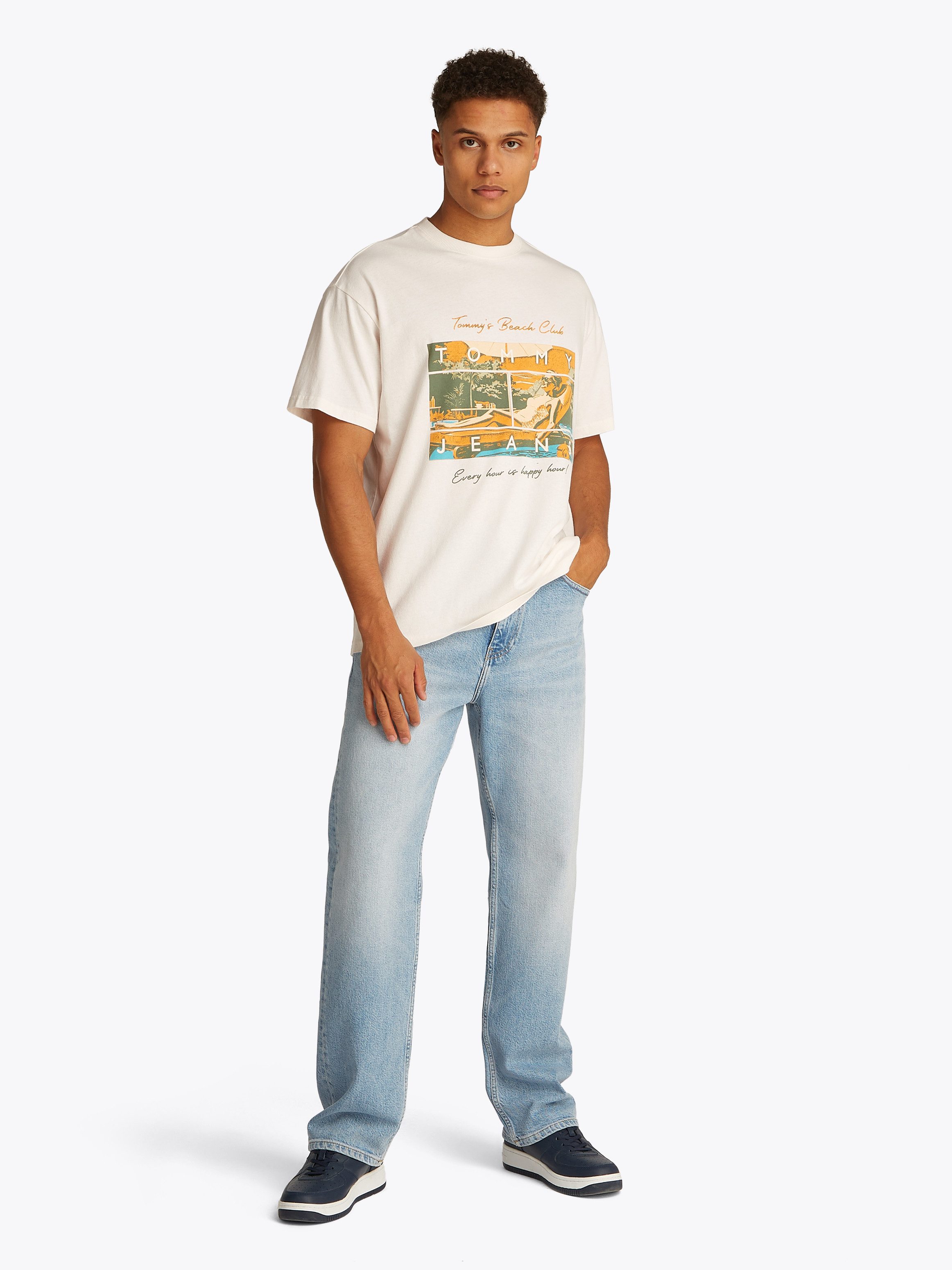 TOMMY JEANS T-shirt TJM RLX BEACH CLUB GRAPHIC TEE