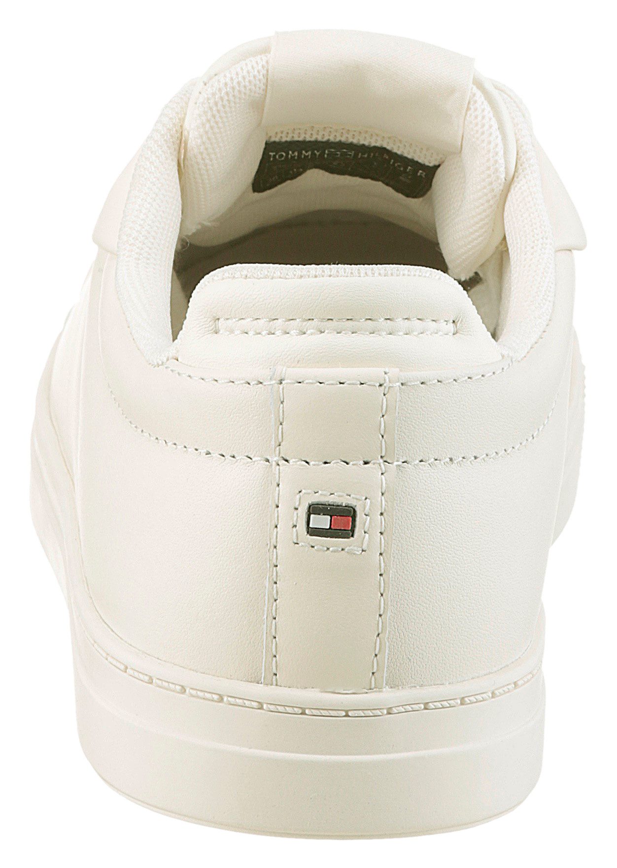 Tommy Hilfiger Plateausneakers WOMENS ICON COURT SNEAKER FLAG vrijetijdsschoen, veterschoen, lage schoen met gevoerde schacht