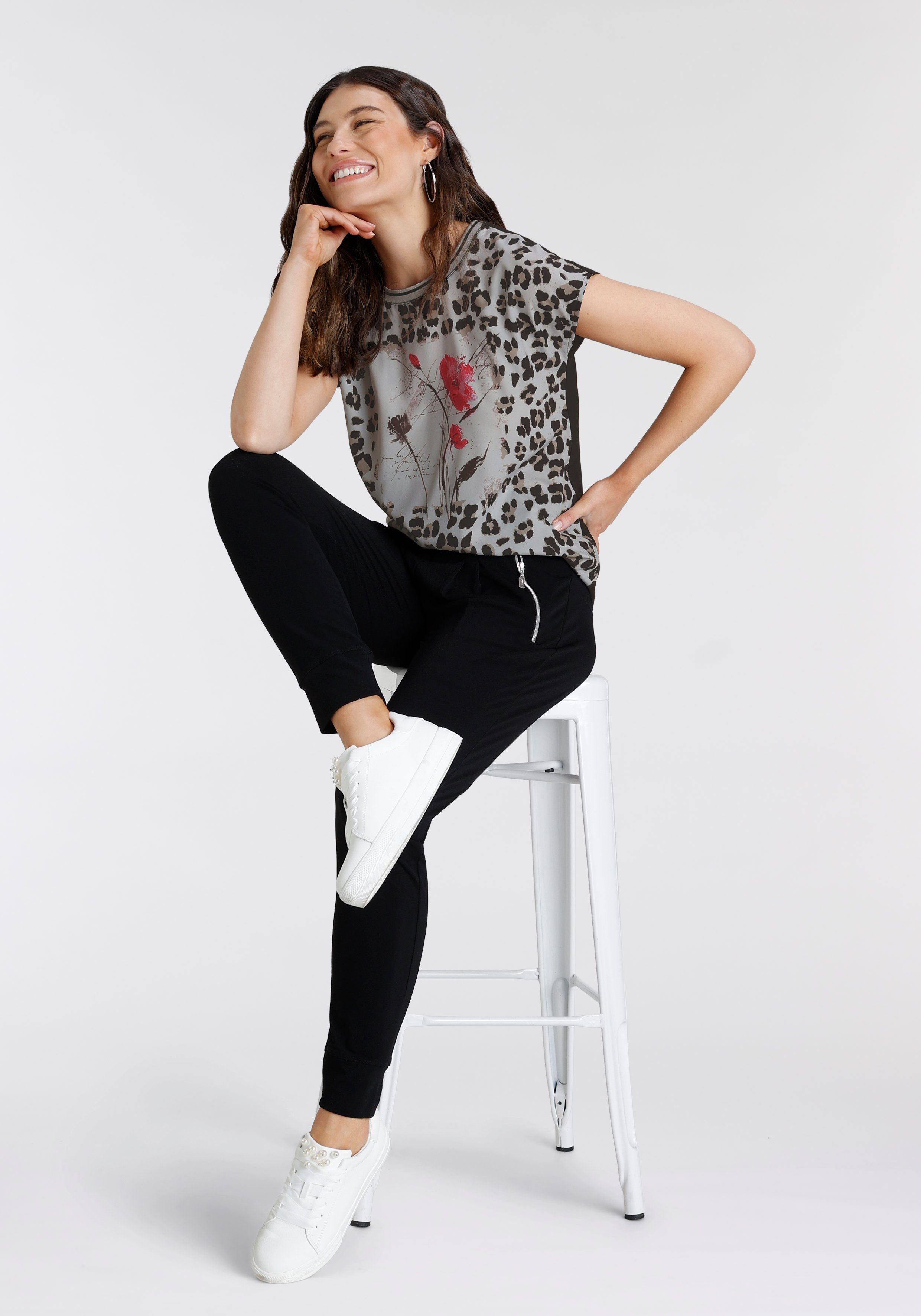 Laura Scott Joggingbroek met ritszakken