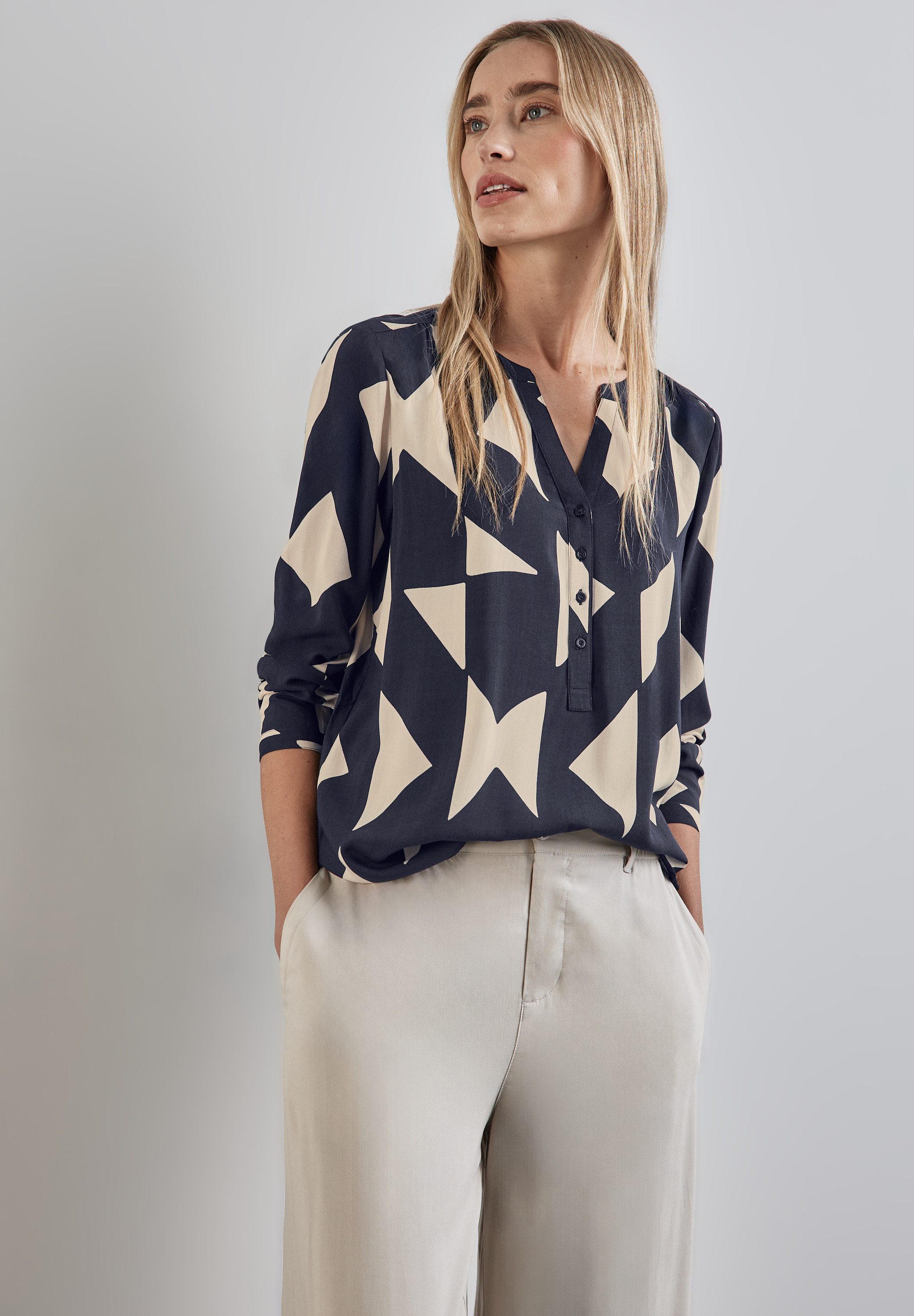 STREET ONE Blouse zonder sluiting