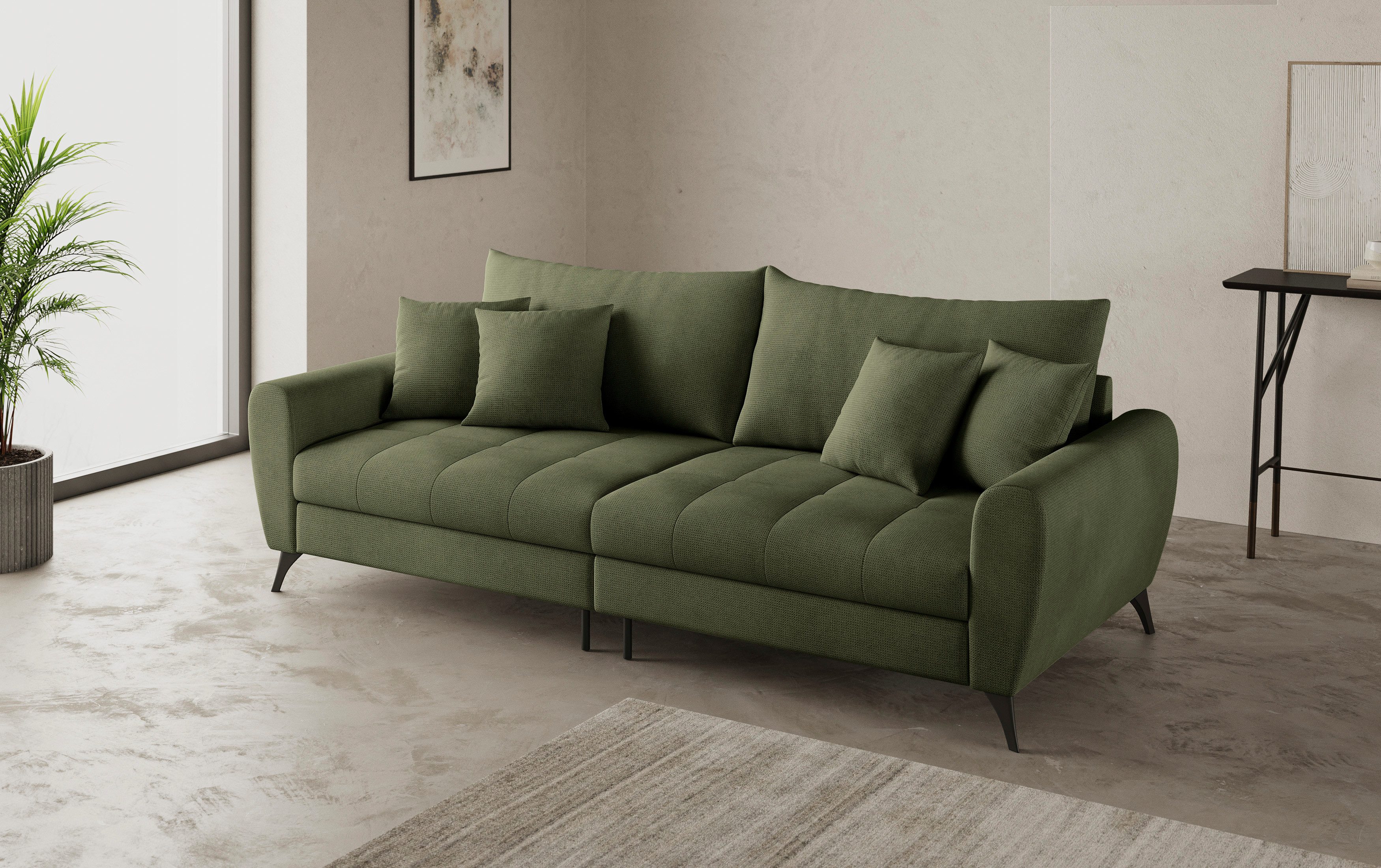 Mr. Couch Megabank Blackburn II Optioneel met koudschuimvering tot 140 kg belastbaar