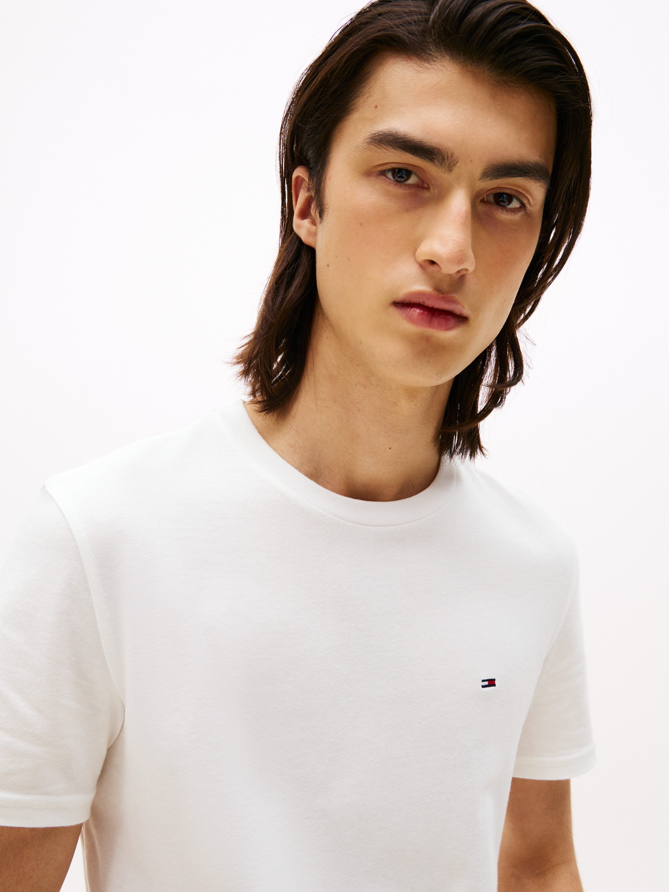 TOMMY JEANS Shirt met ronde hals TJM XSLIM 2PACK JERSEY TEE EXT (Set van 2)