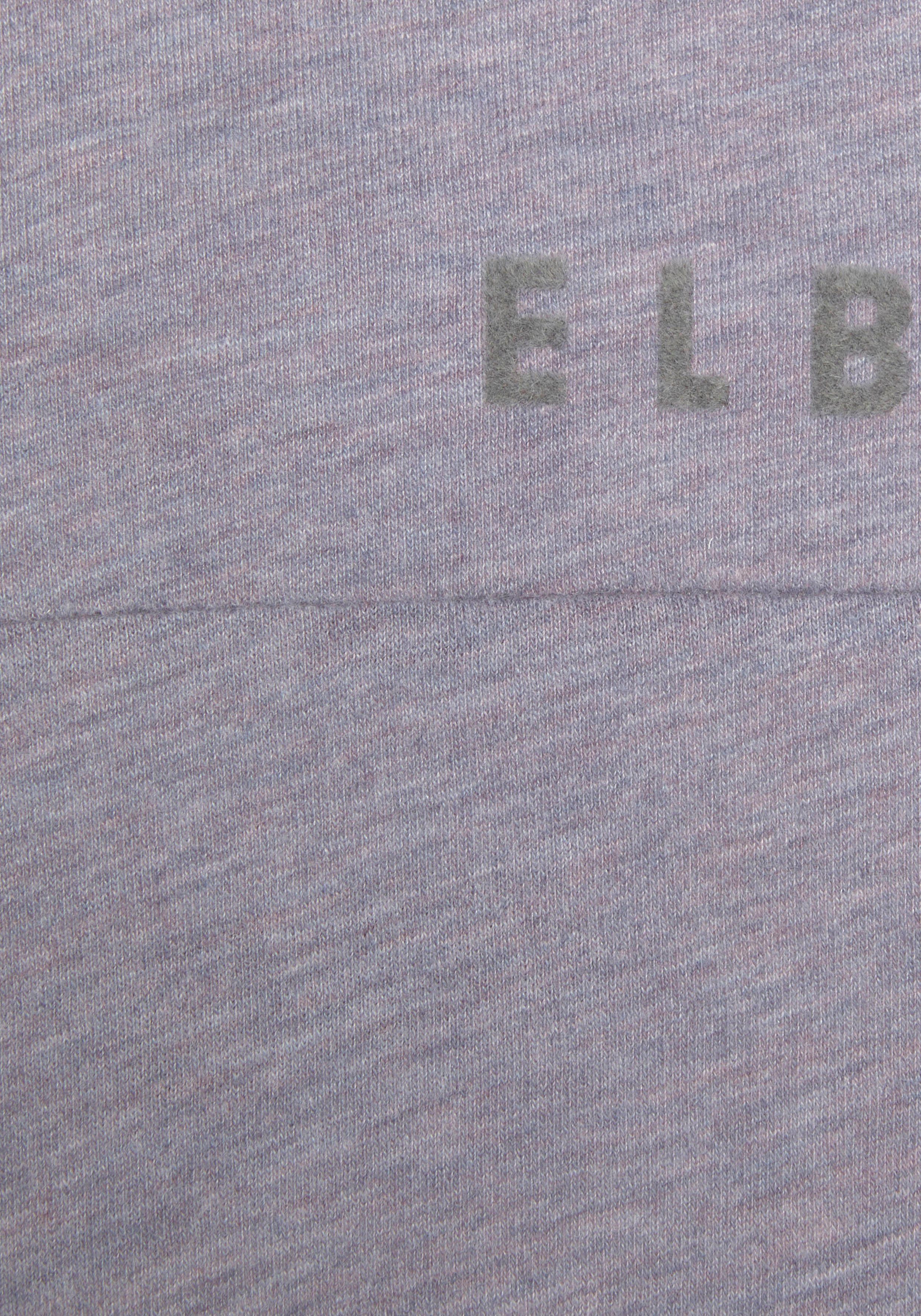 Elbsand T-shirt Ranva met logoprint, shirt met korte mouwen van katoenmix, sportief