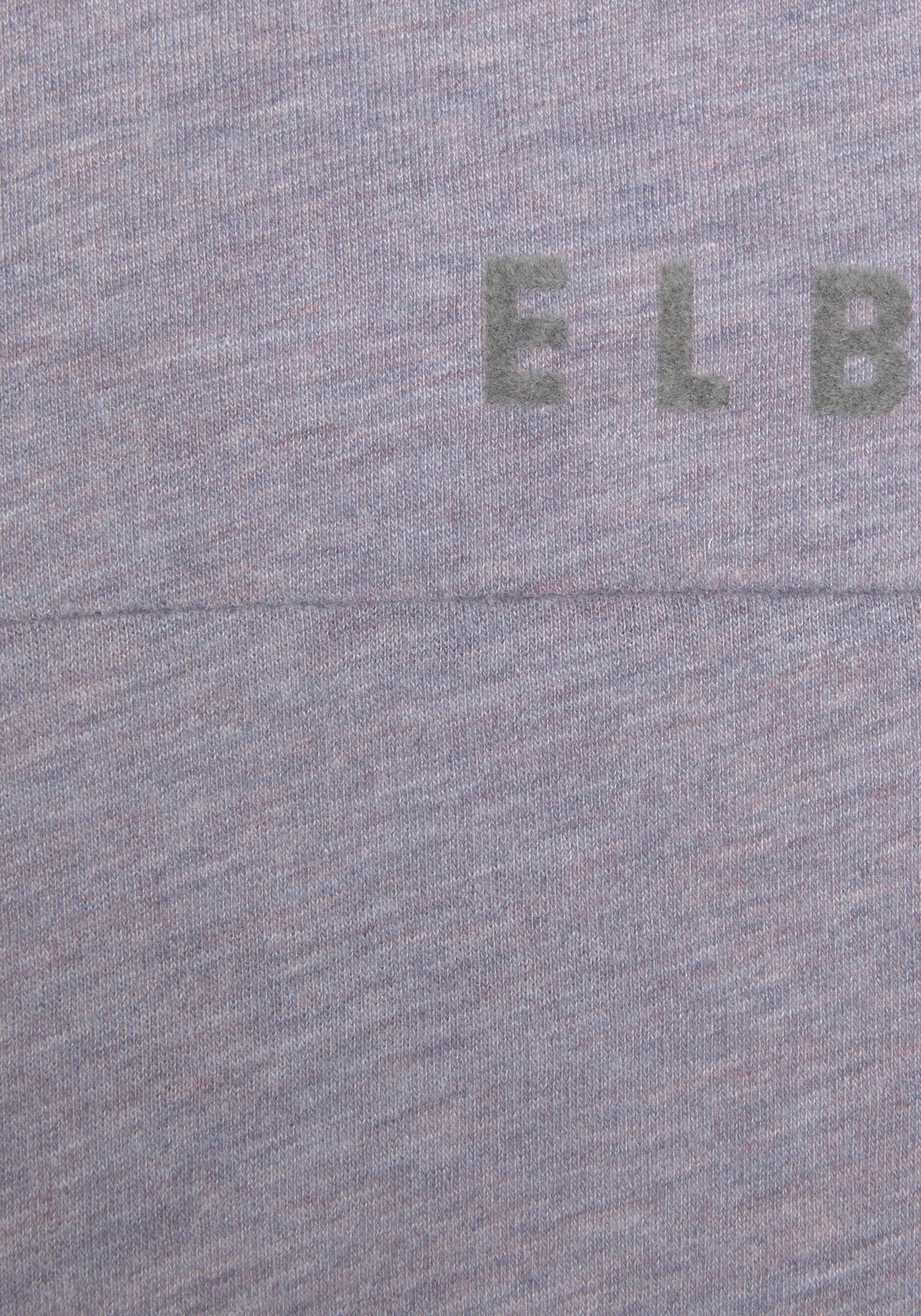 Elbsand T-shirt Ranva met logoprint shirt met korte mouwen van katoenmix sportief