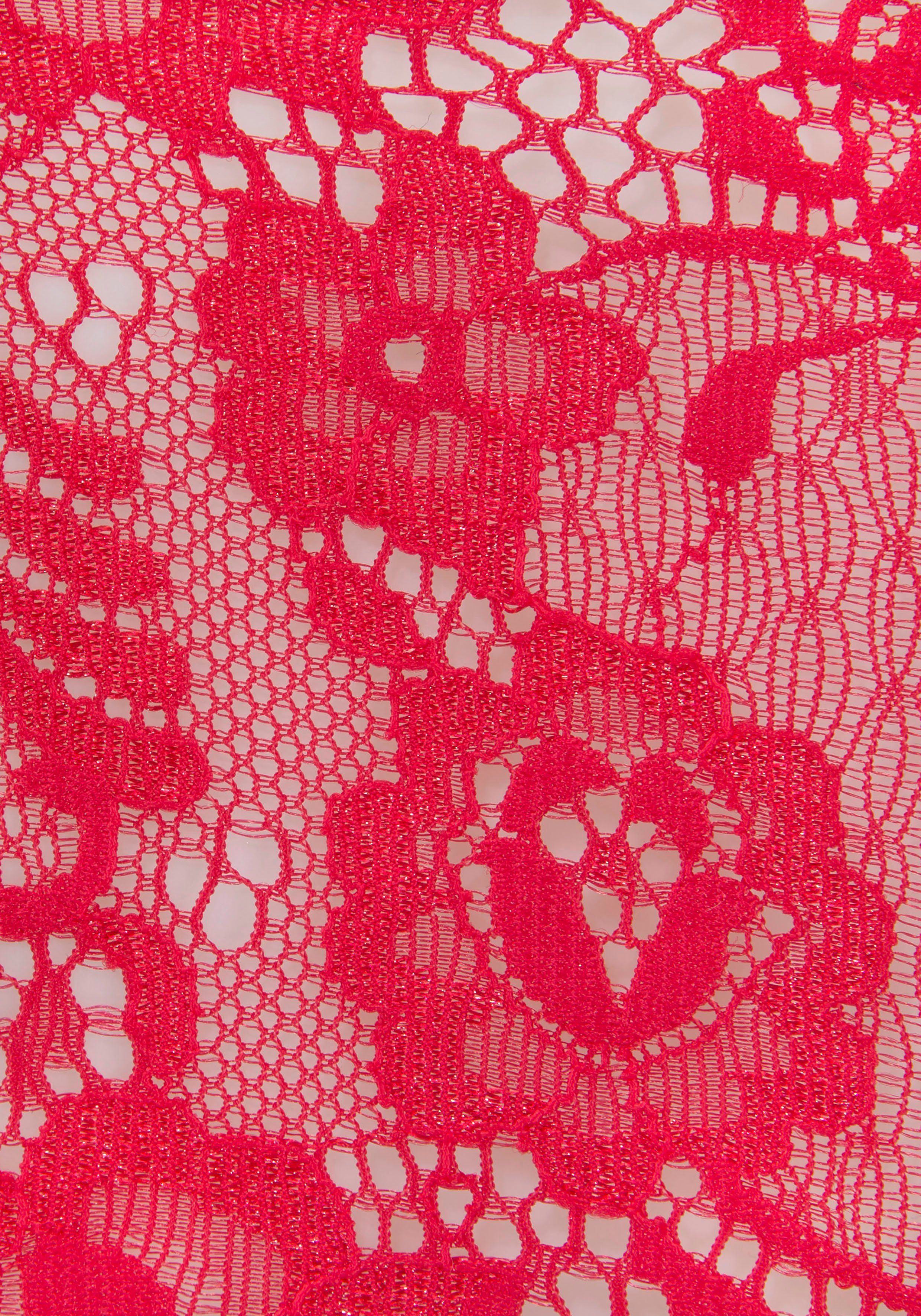 petite fleur gold Slip-ouvert van transparante, gebloemde kant