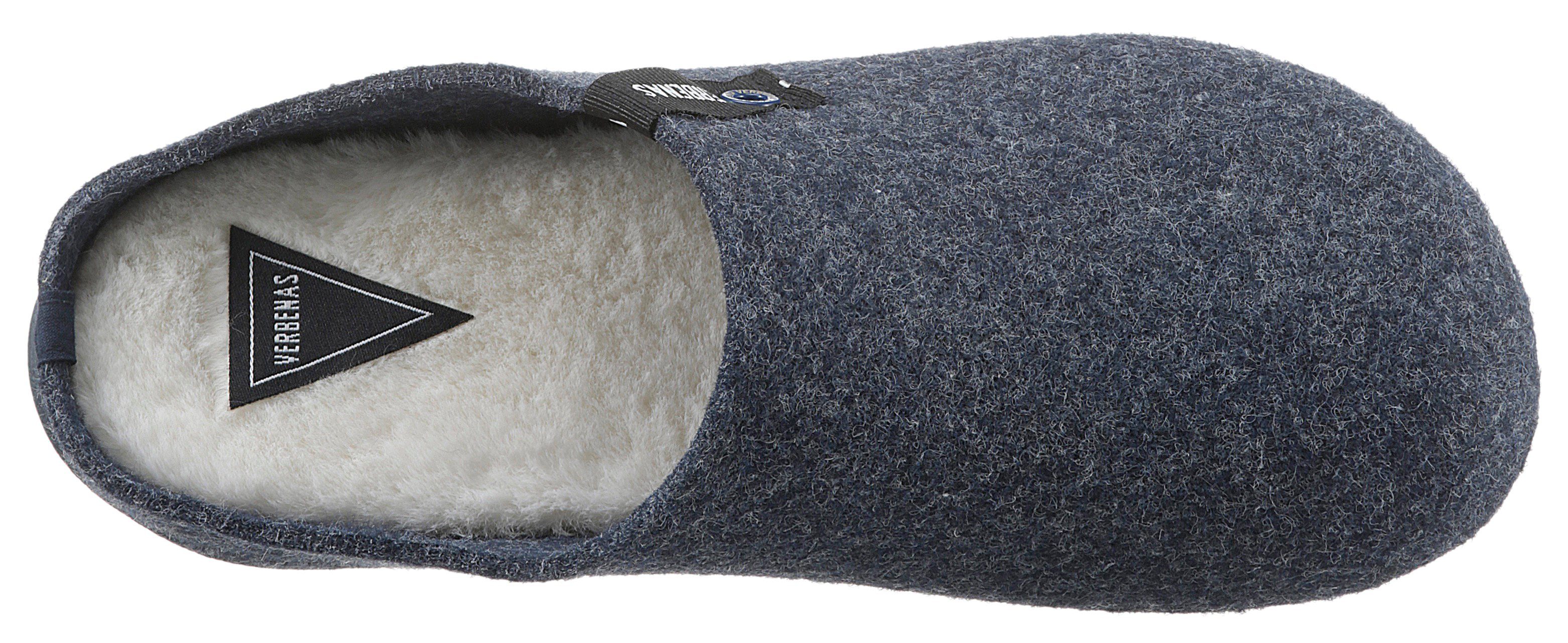 VERBENAS Pantoffels York Fieltro pantoffel, homeslipper, klomp met warme binnenzool
