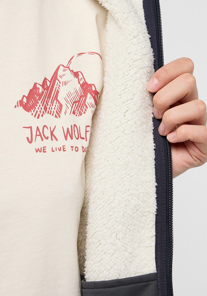 Jack Wolfskin Fleecejack KAMINFEUER HOODED JKT W