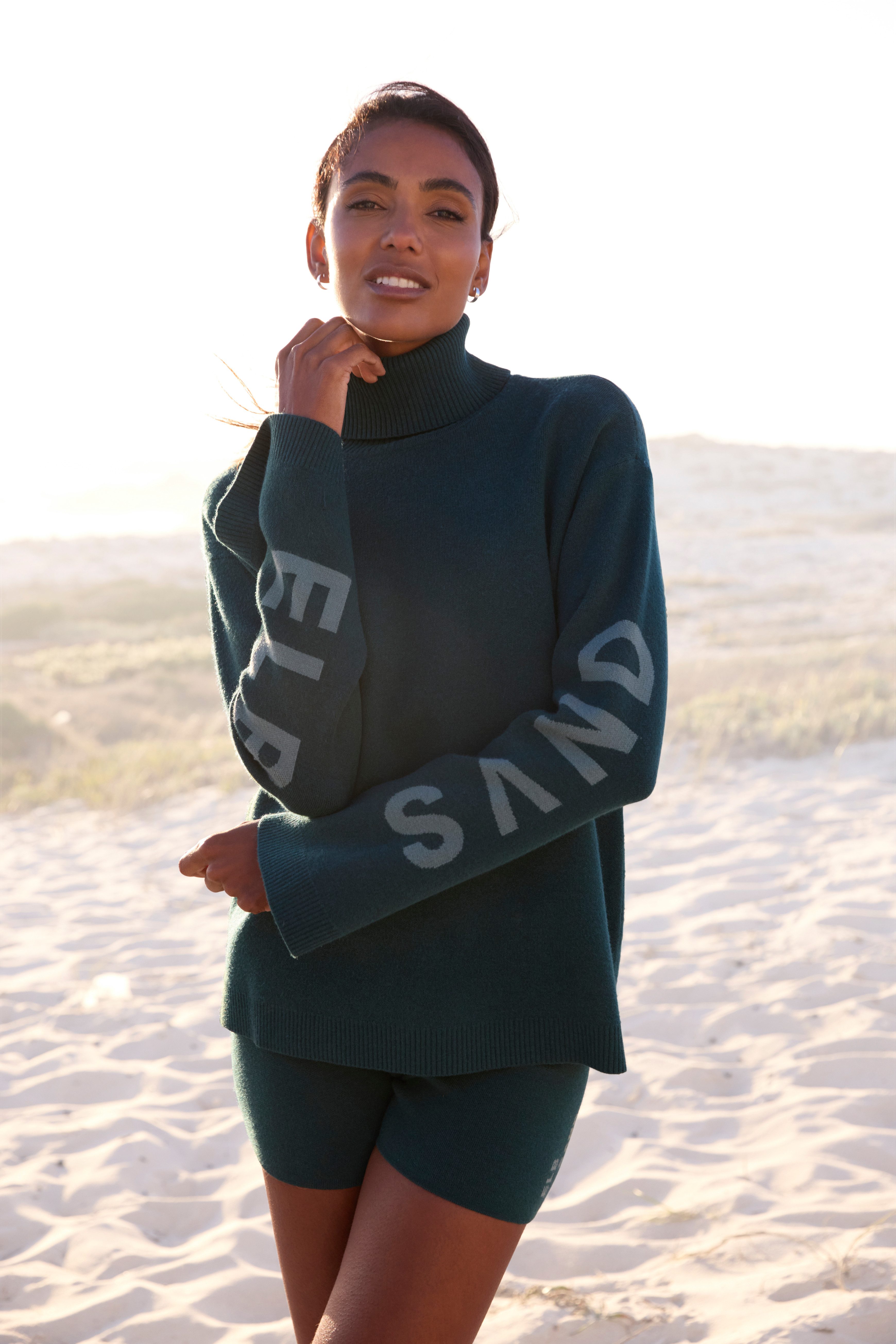 Elbsand Short van hoogwaardig breiwerk, loungewear