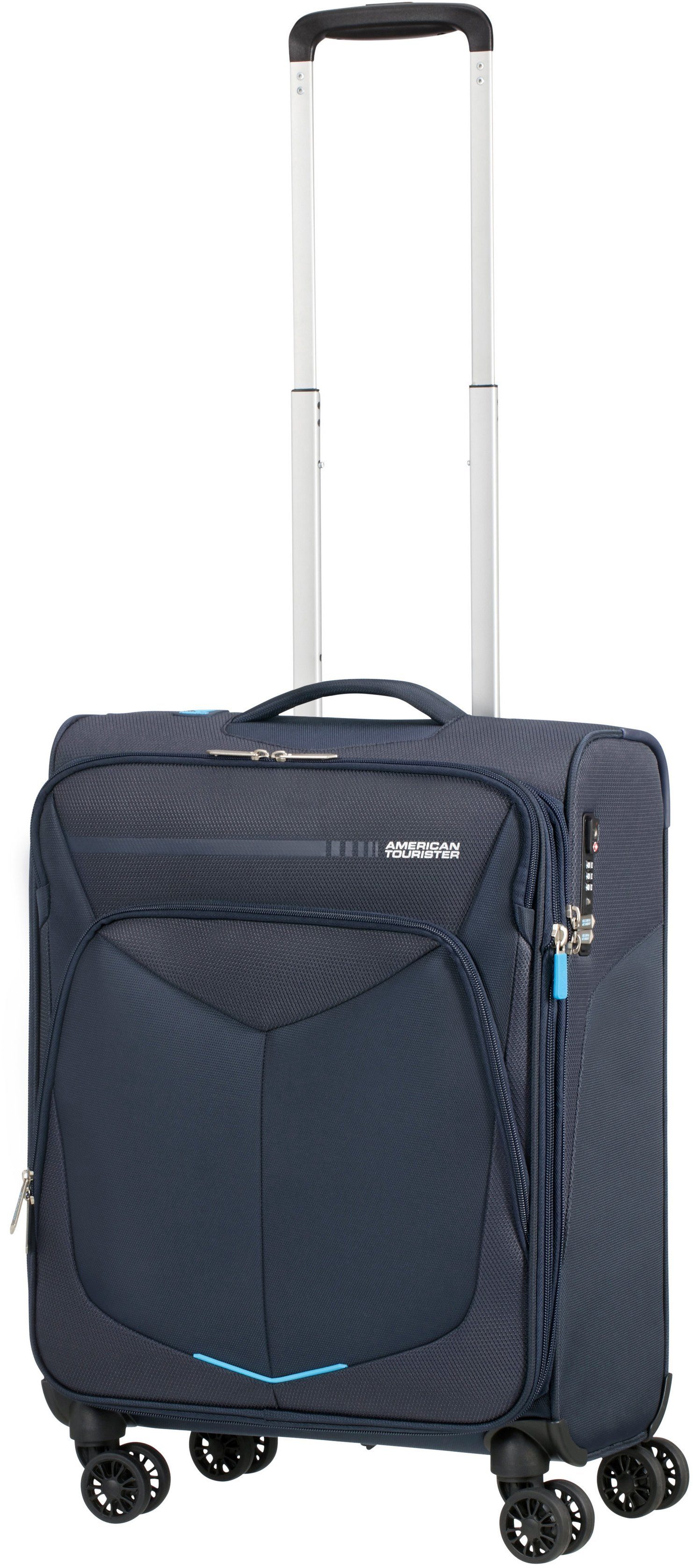 American Tourister® Zachte bagage trolley SUMMERFUNK, 55 cm Handbagage koffer trolley TSA-cijferslot volumevergroting