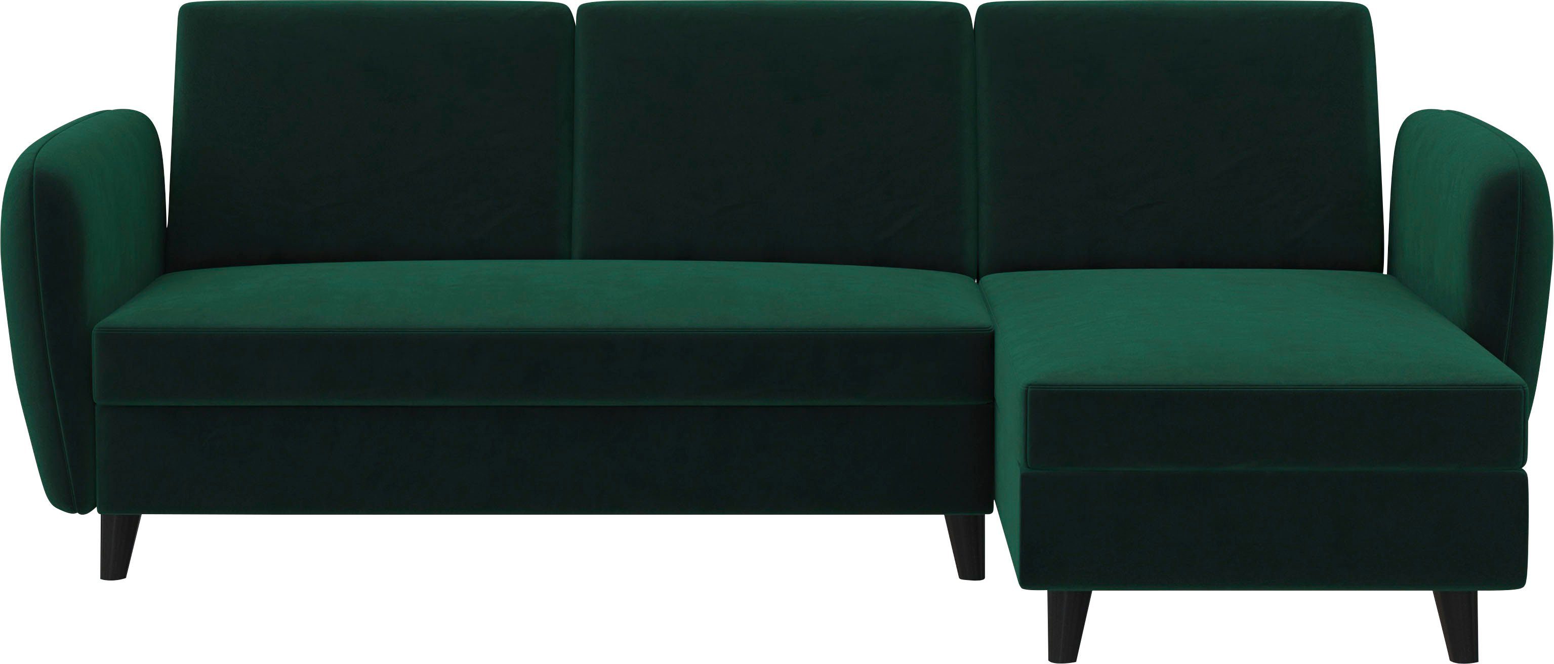 Dorel Home Hoekbank Perry, L-vorm Rugleuning, verschillende kleurvarianten, zithoogte 43 cm, breedte 219 cm