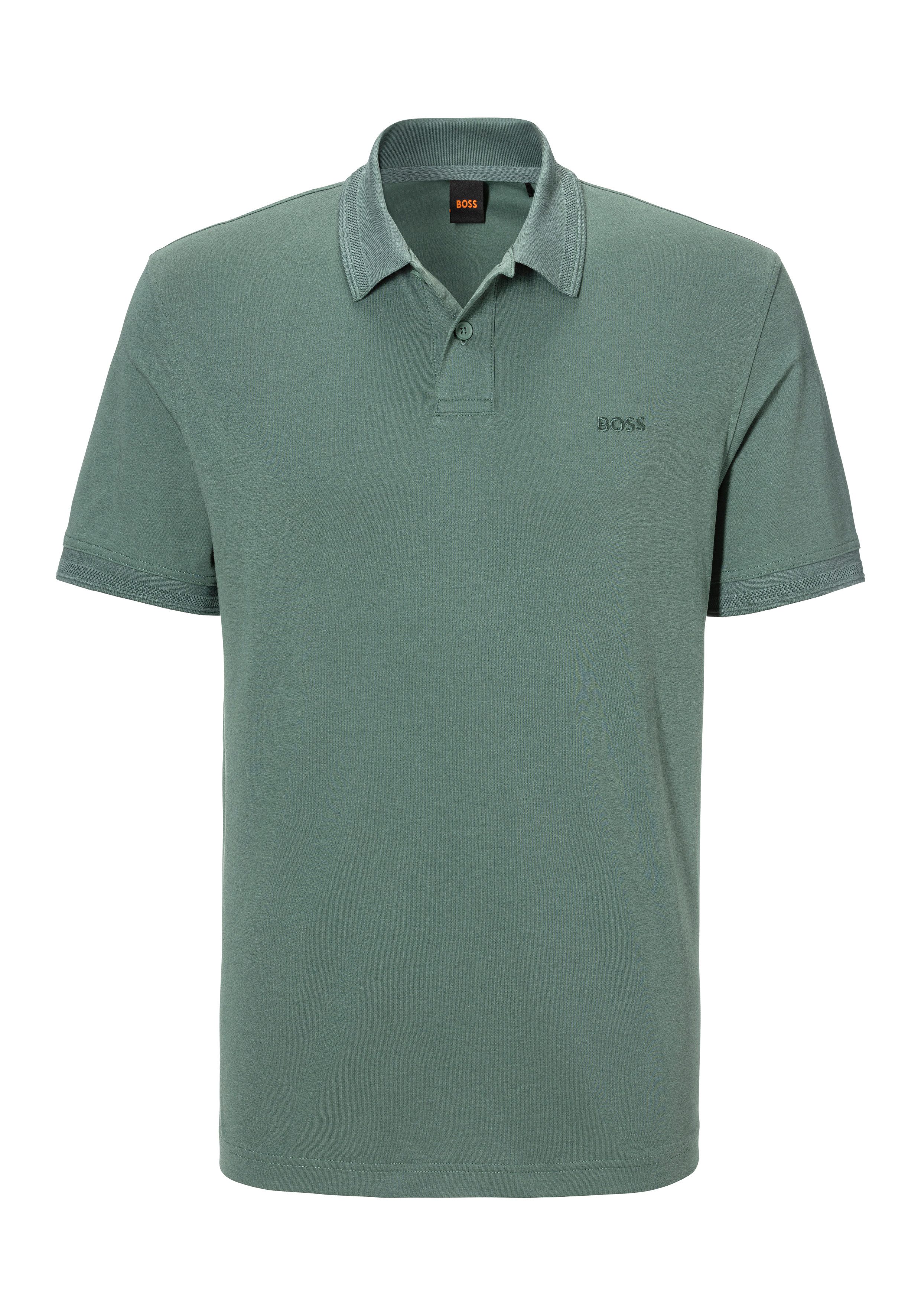 Boss Orange Poloshirt Pe_Interlock met een polokraag