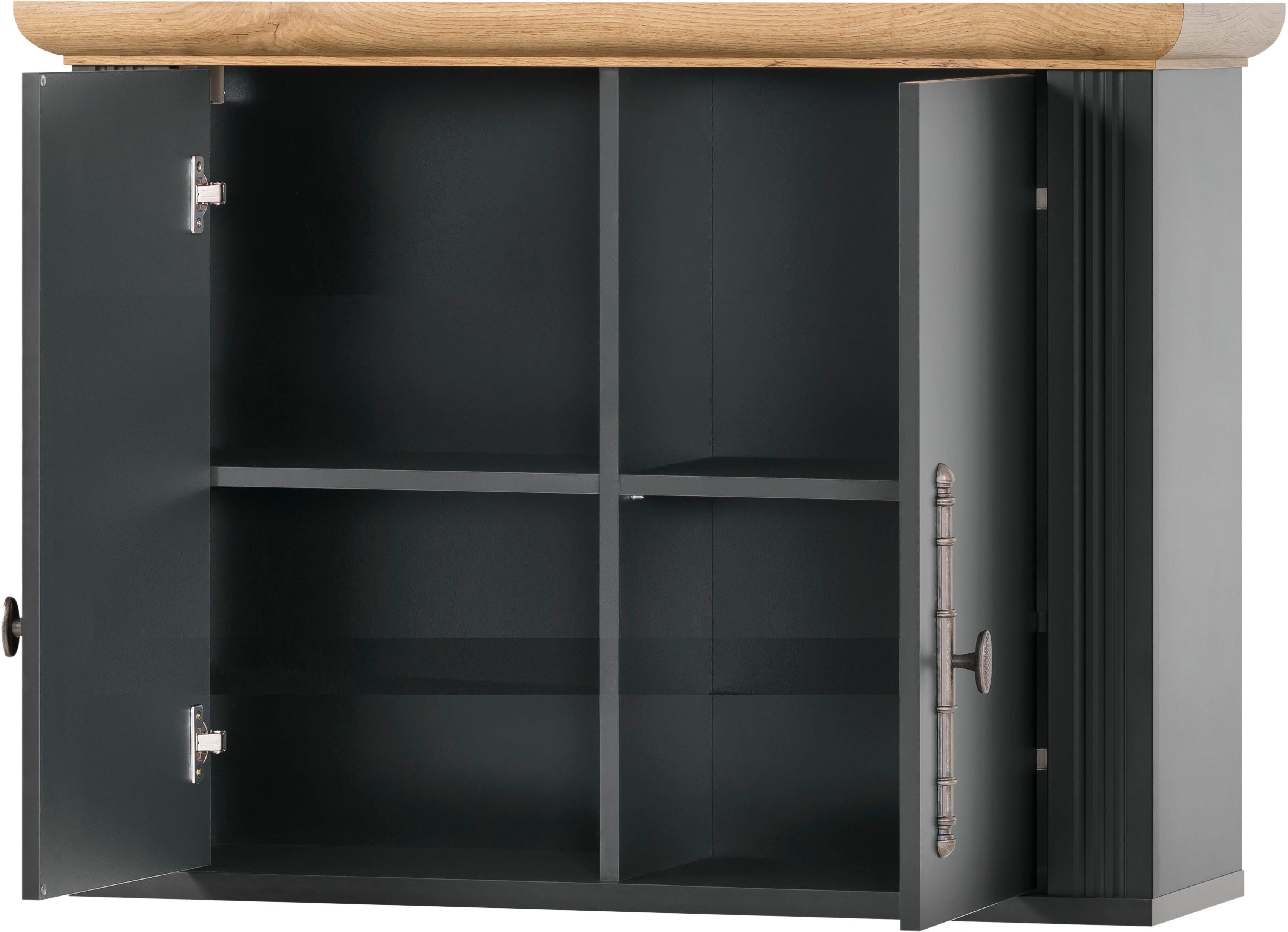 Kochstation Hangend kastje KS-Westminster in romantische landelijke stijl, breedte 96 cm, exclusief by otto
