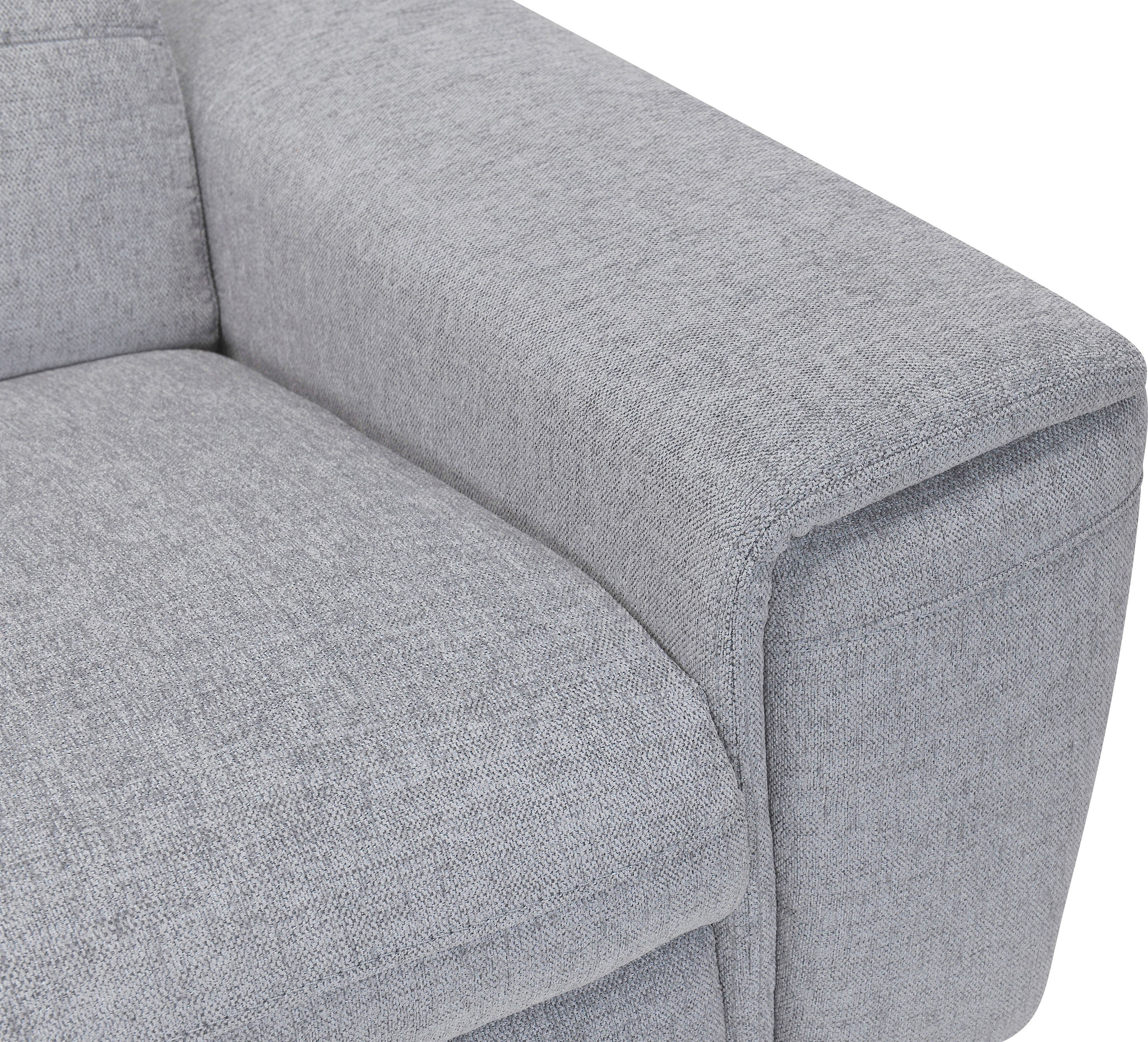 Places of Style Hoekbank Theron, L-vorm, 263 cm, elektrische relaxfunctie, usb-aansluiting, handmatig verstelbaar hoofdeind