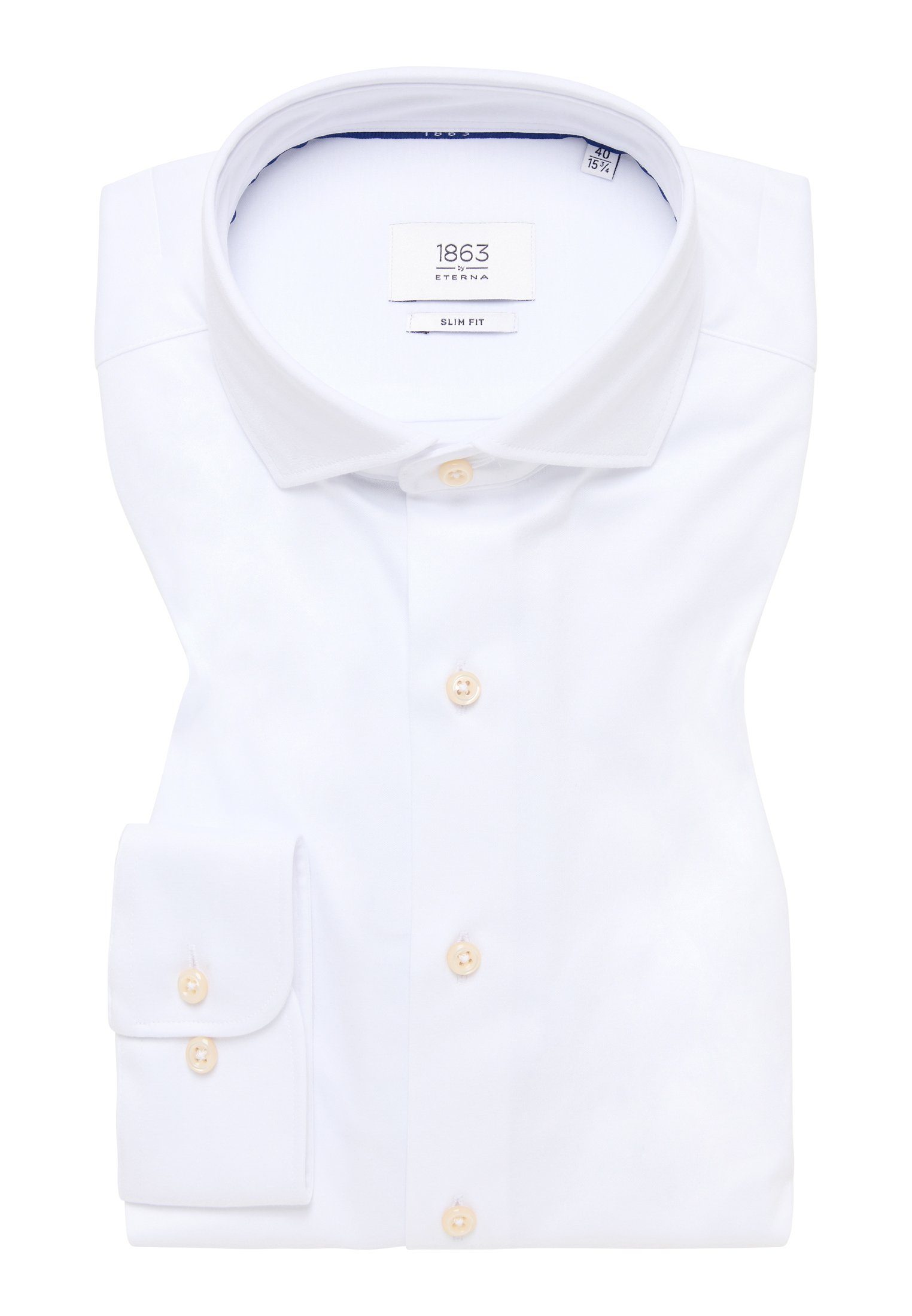 Eterna Overhemd met lange mouwen Slim fit NON IRON (strijkvrij)