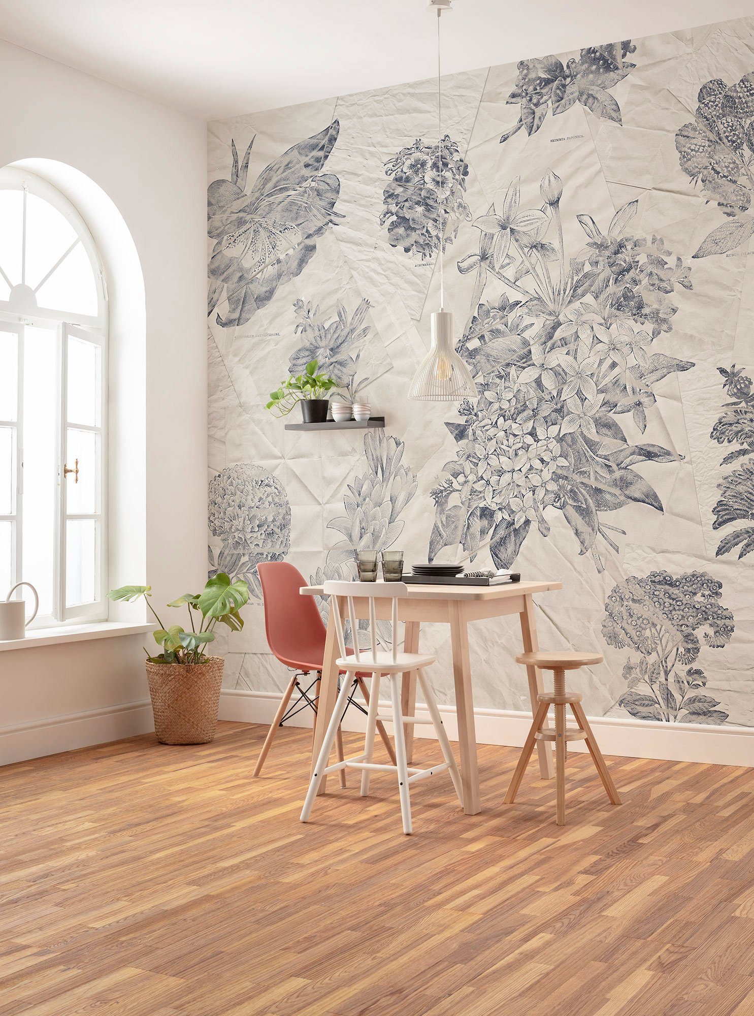 Komar Vliesbehang Digitale print vlies - Botanical Papers - Afmeting 400 x 280 cm (1 stuk)