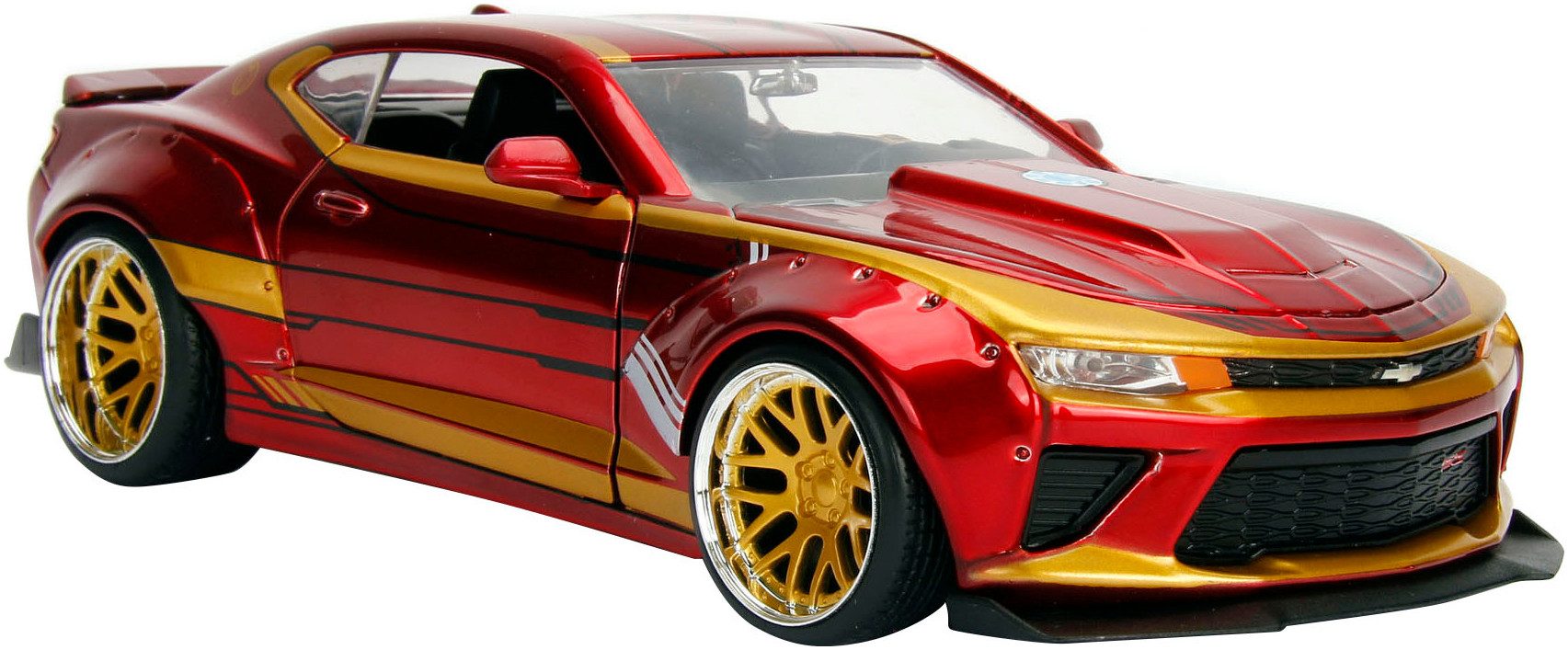 JADA Speelgoedauto Marvel Ironman 2016 Chevy Camaro SS 1:24