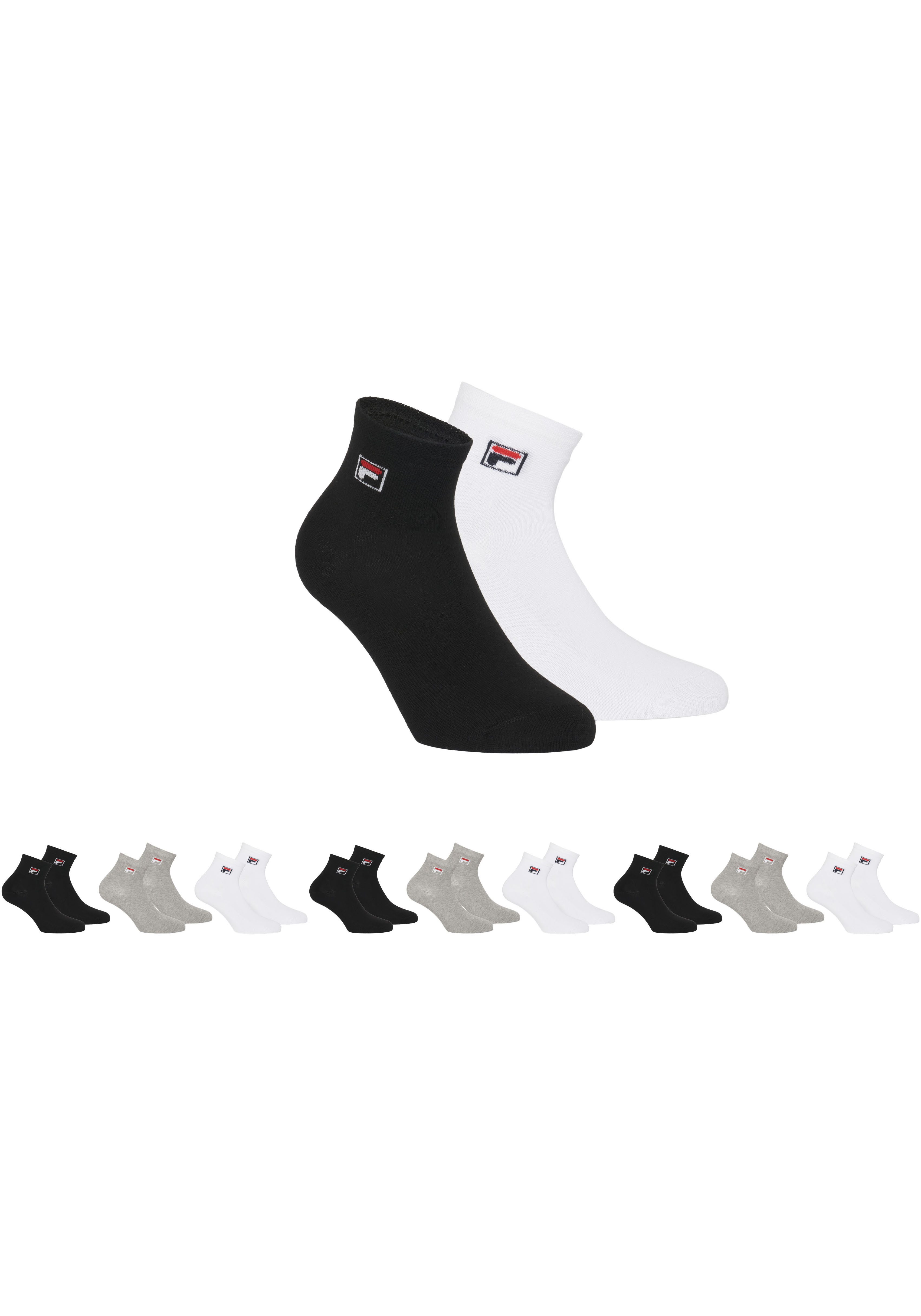 Fila Korte sokken met logo-opschrift (9 paar, Set van 9)