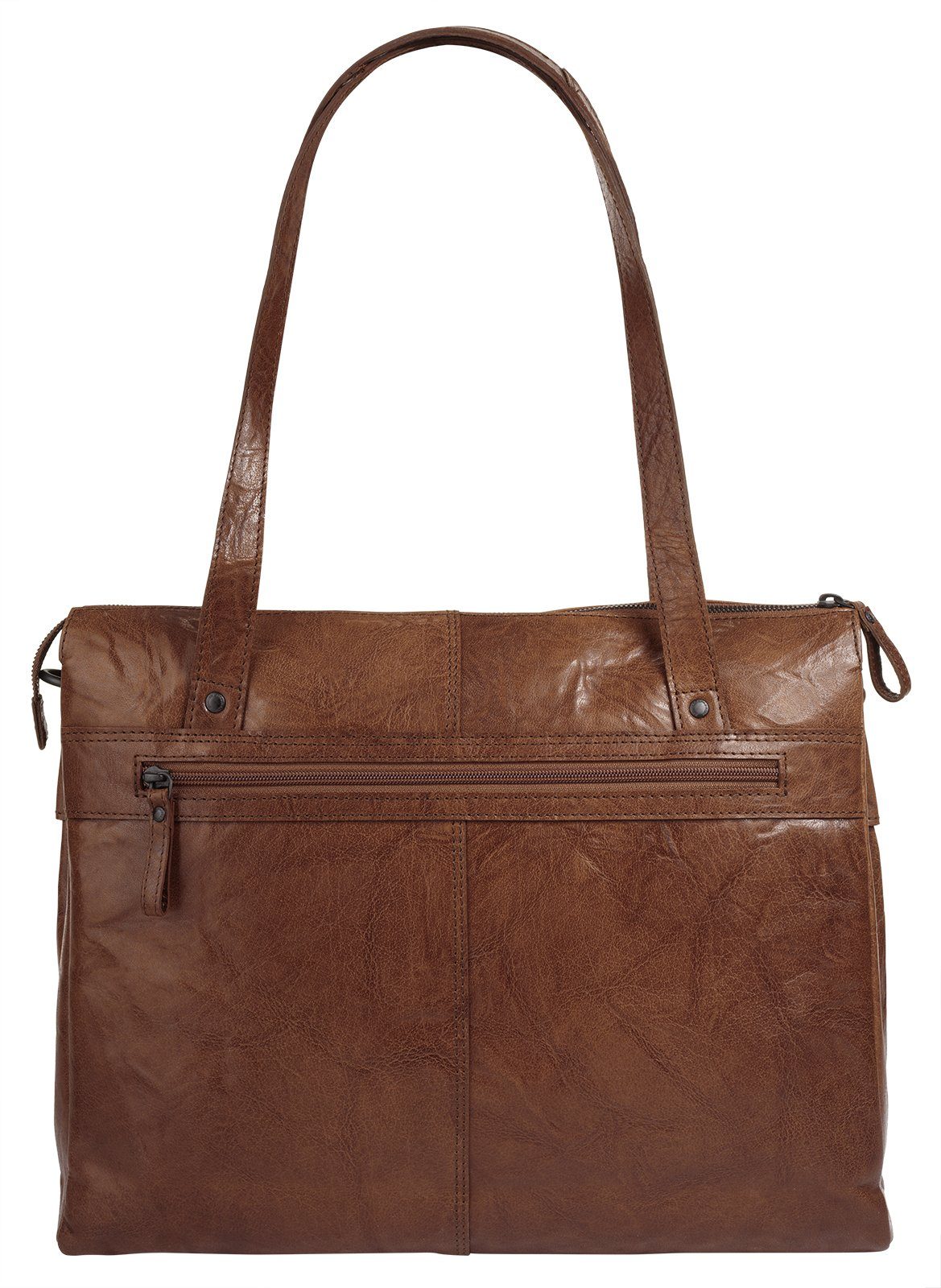 Spikes & Sparrow Shopper echt leder