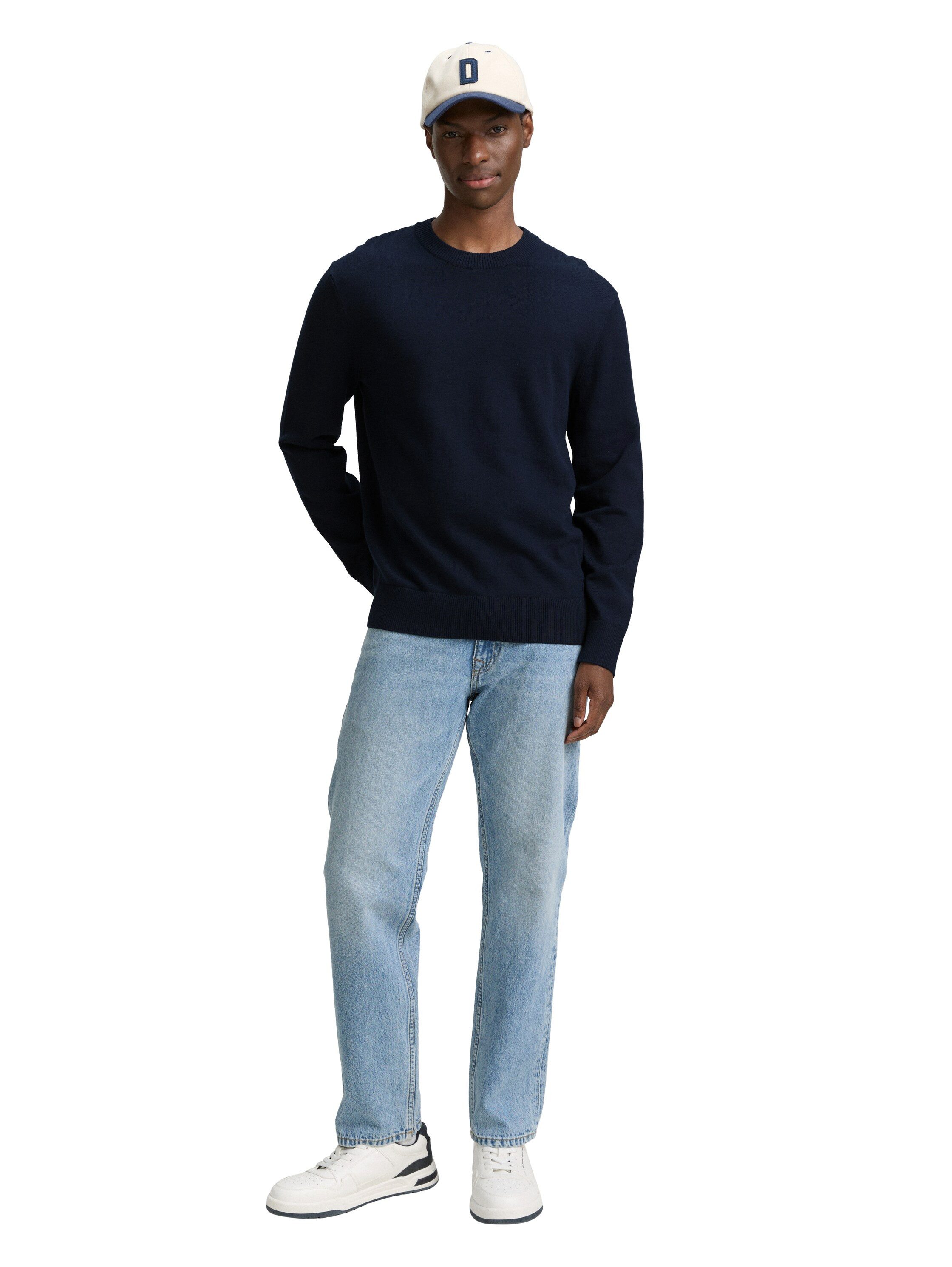 Tom Tailor Denim Gebreide trui in gemêleerde look
