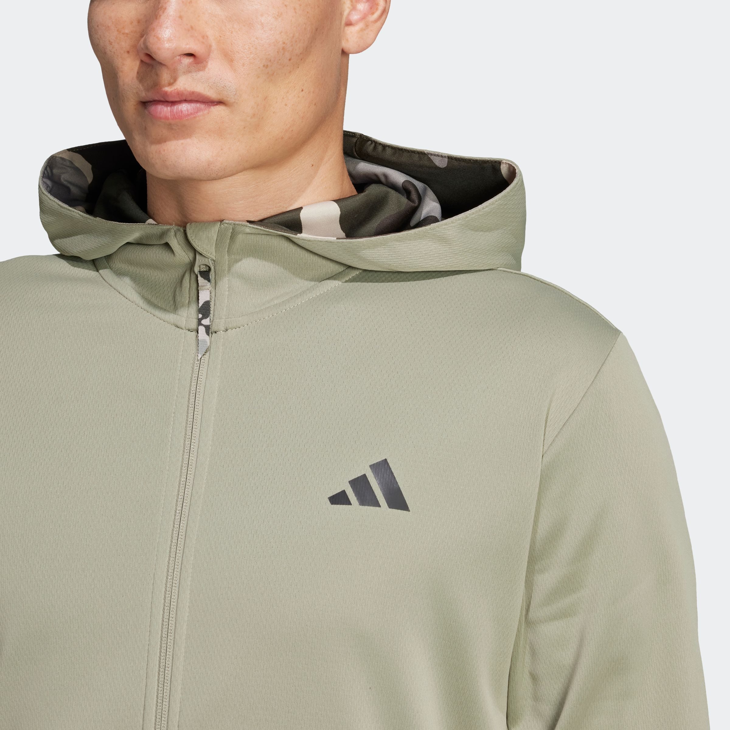 adidas Performance Capuchonsweatvest CAMO FZ HD (1-delig)