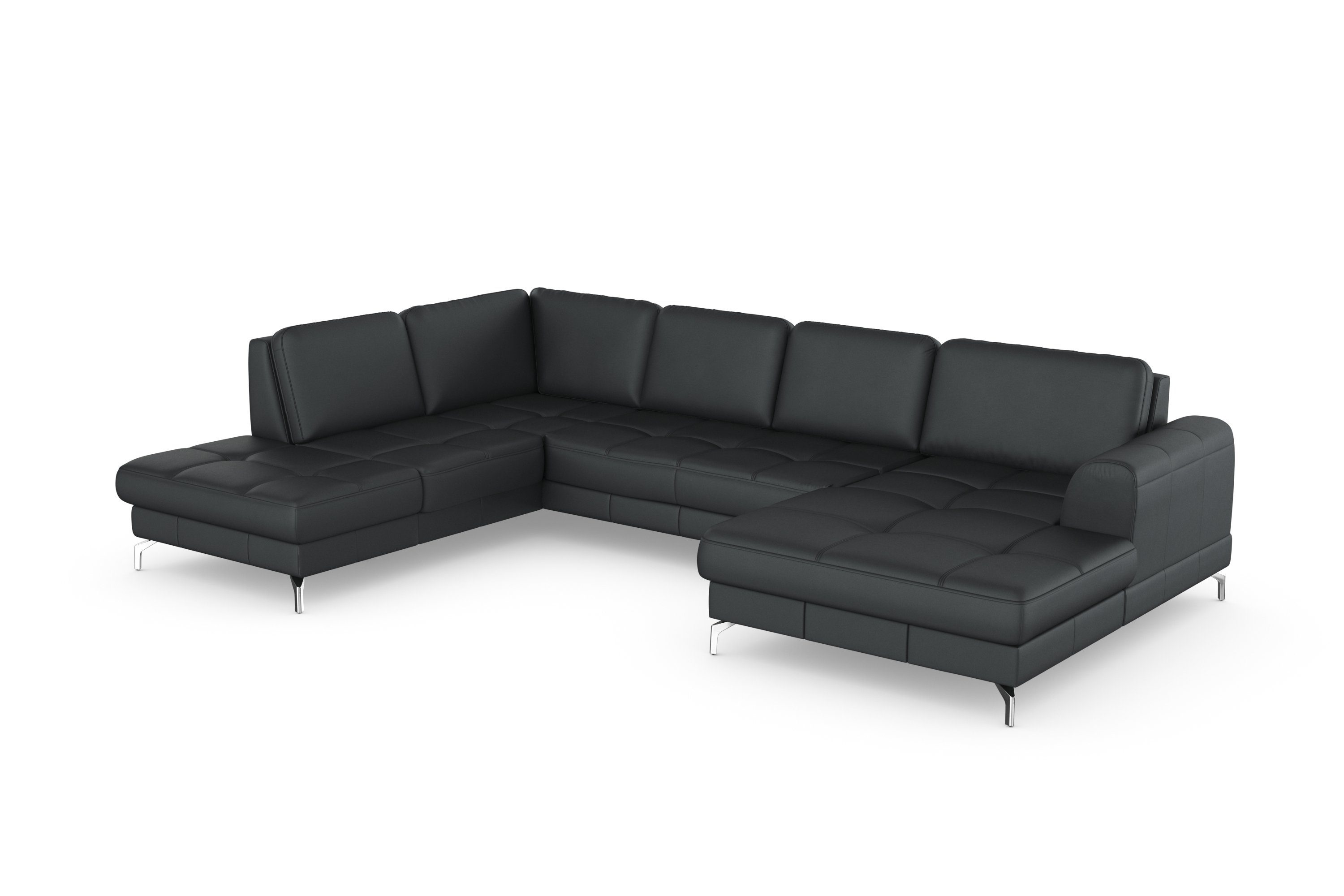 sit&more Zithoek Bendigo U-vorm inclusief zitdiepteverstelling, bodemvrijheid 12 cm, in 2 pootkleuren