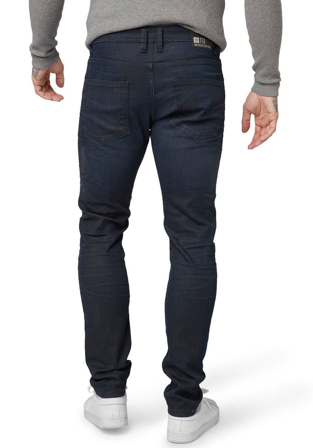 Tom Tailor Denim 5-pocket jeans PIERS met geruit patroon