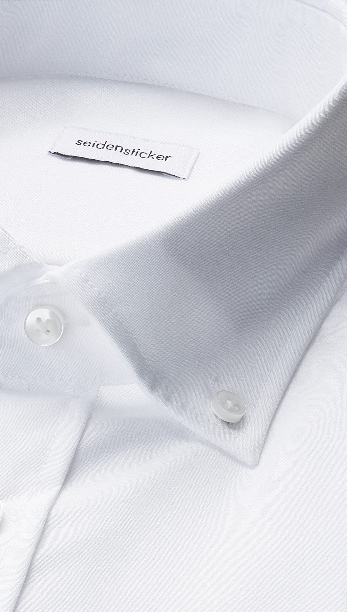 seidensticker Businessoverhemd Zwarte roos Regular 1/1 button-down kraag effen