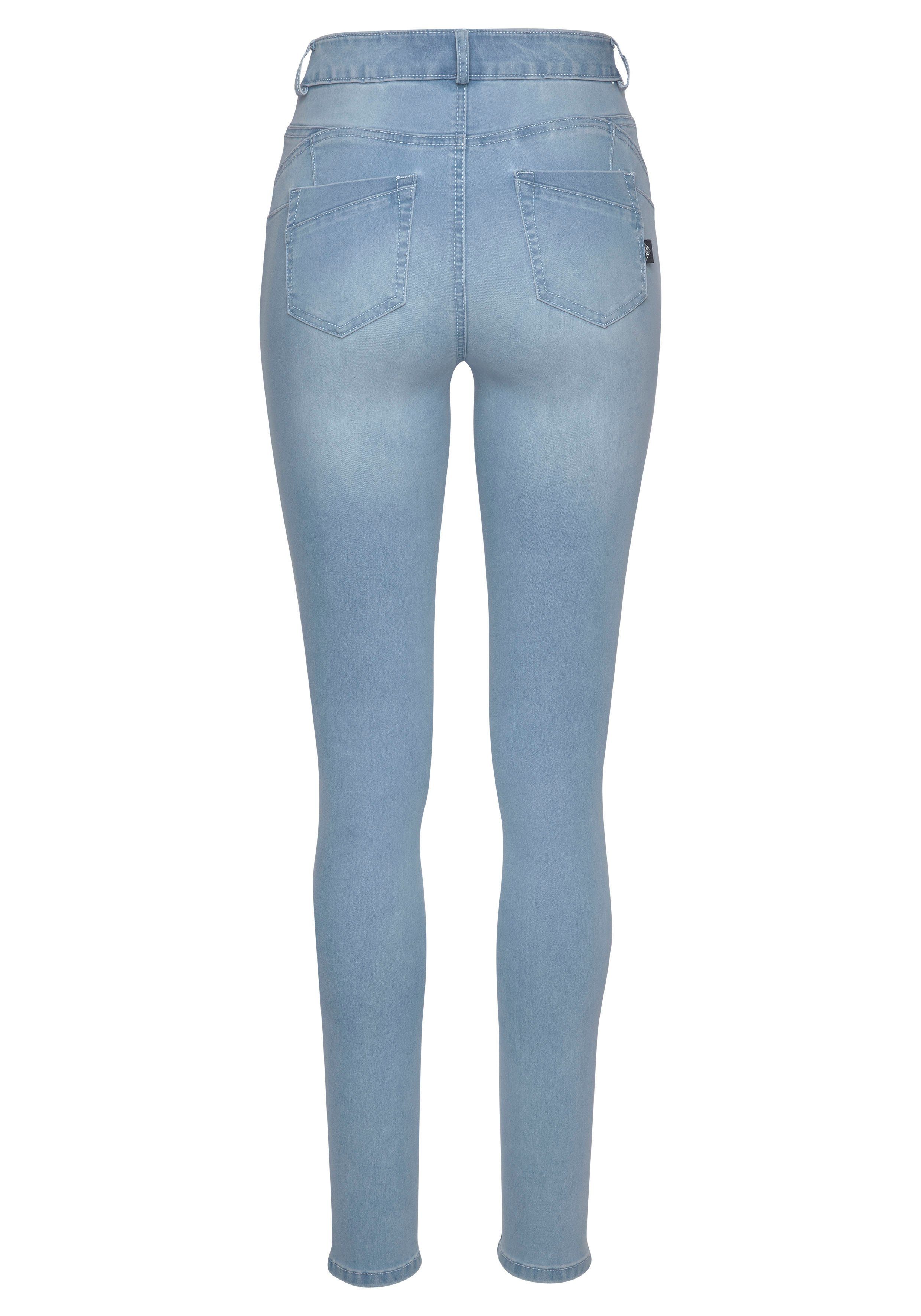 Arizona Skinny fit jeans Ultra Stretch skinny-fit, geaccentueerde taille, shaping-effect, high waist
