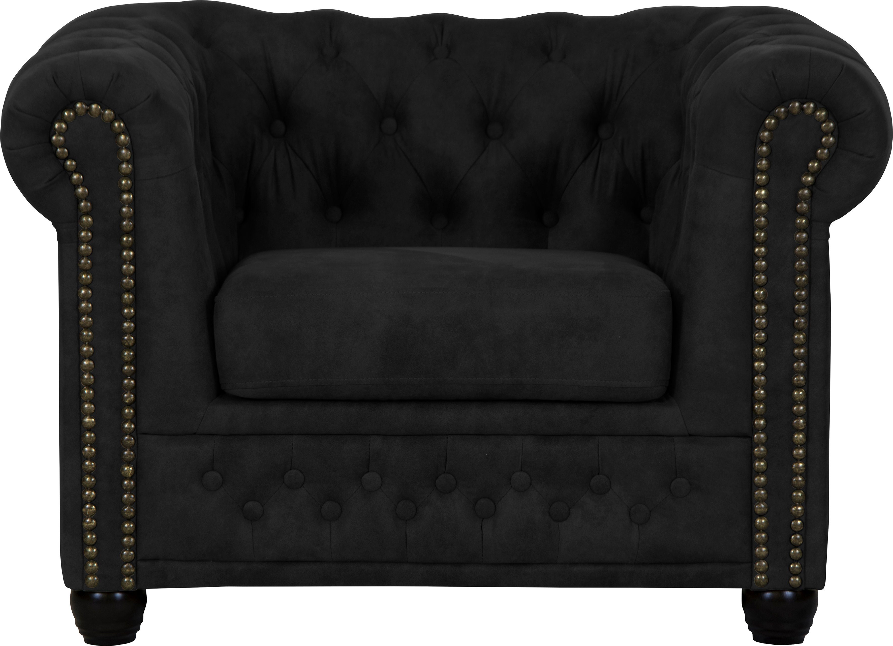 Home affaire Chesterfield-fauteuil Rysum geschikt voor de "rysum" serie b / d / h: 94/86/72 cm