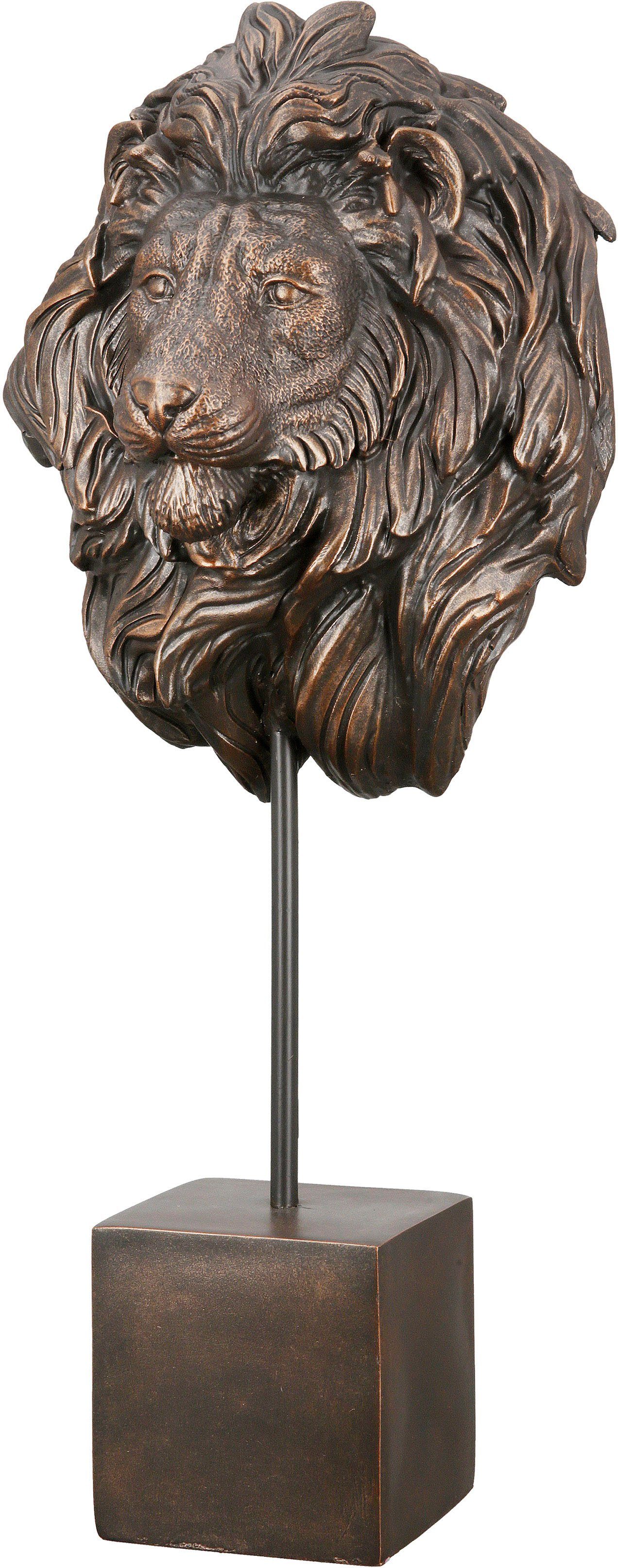 Casablanca by Gilde Decoratief figuur Leeuw antiek (1 stuk)