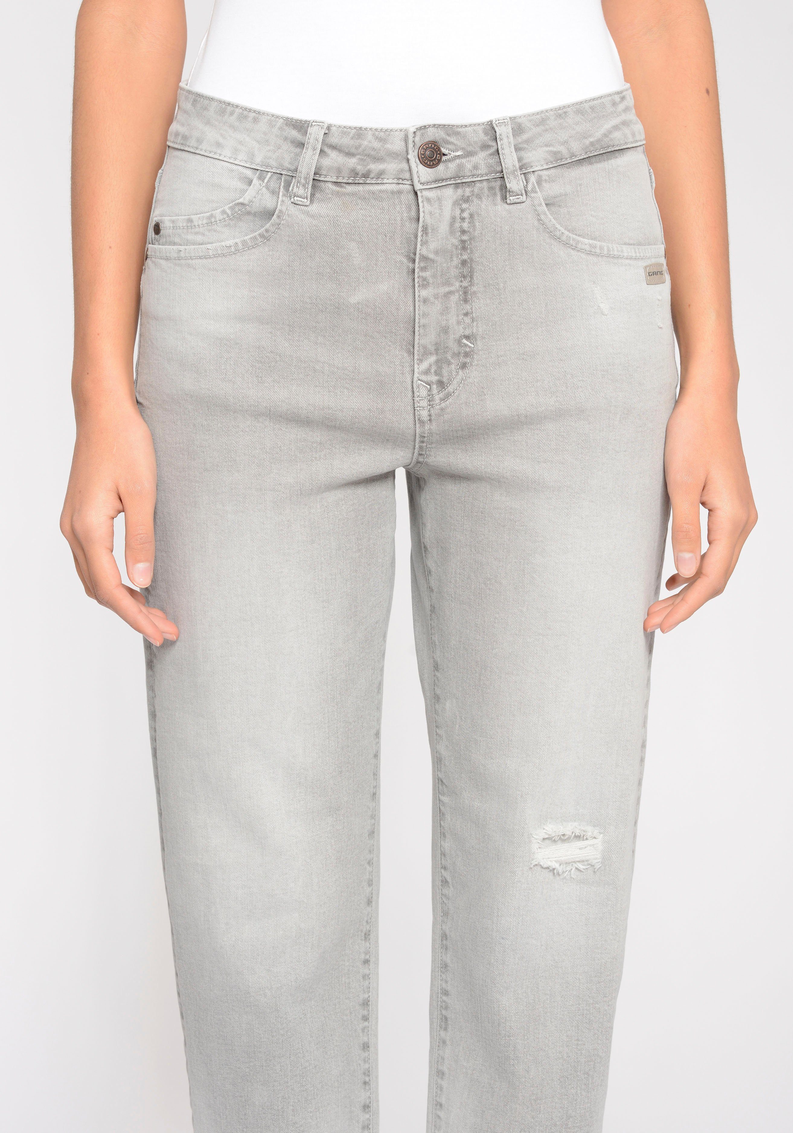 GANG Loose fit jeans 94TILDA met hoge taille en verkorte broeklengte