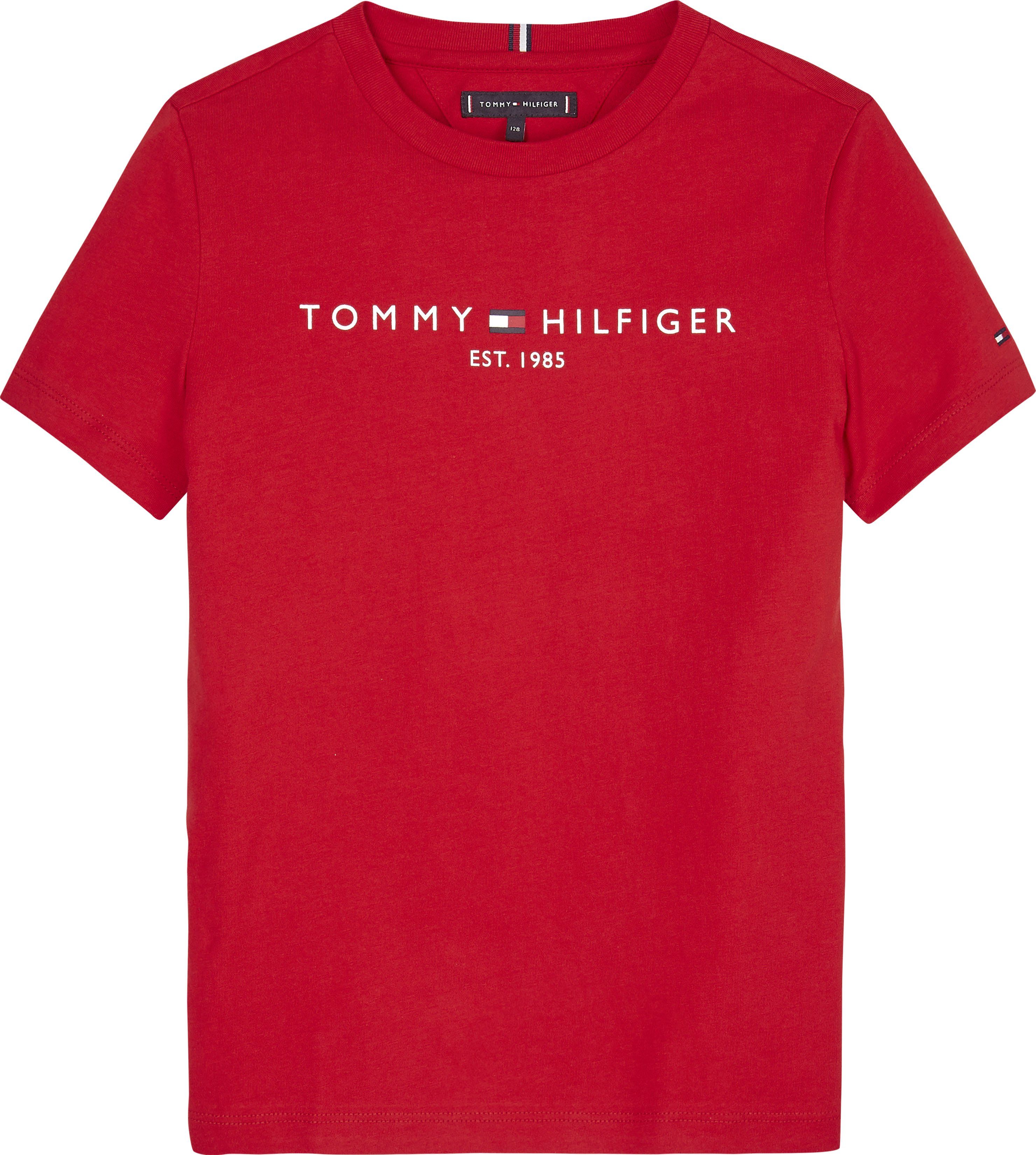 Tommy Hilfiger T-shirt ESSENTIAL TEE Kinderen Kids Junior MiniMe, voor jongens en meisjes