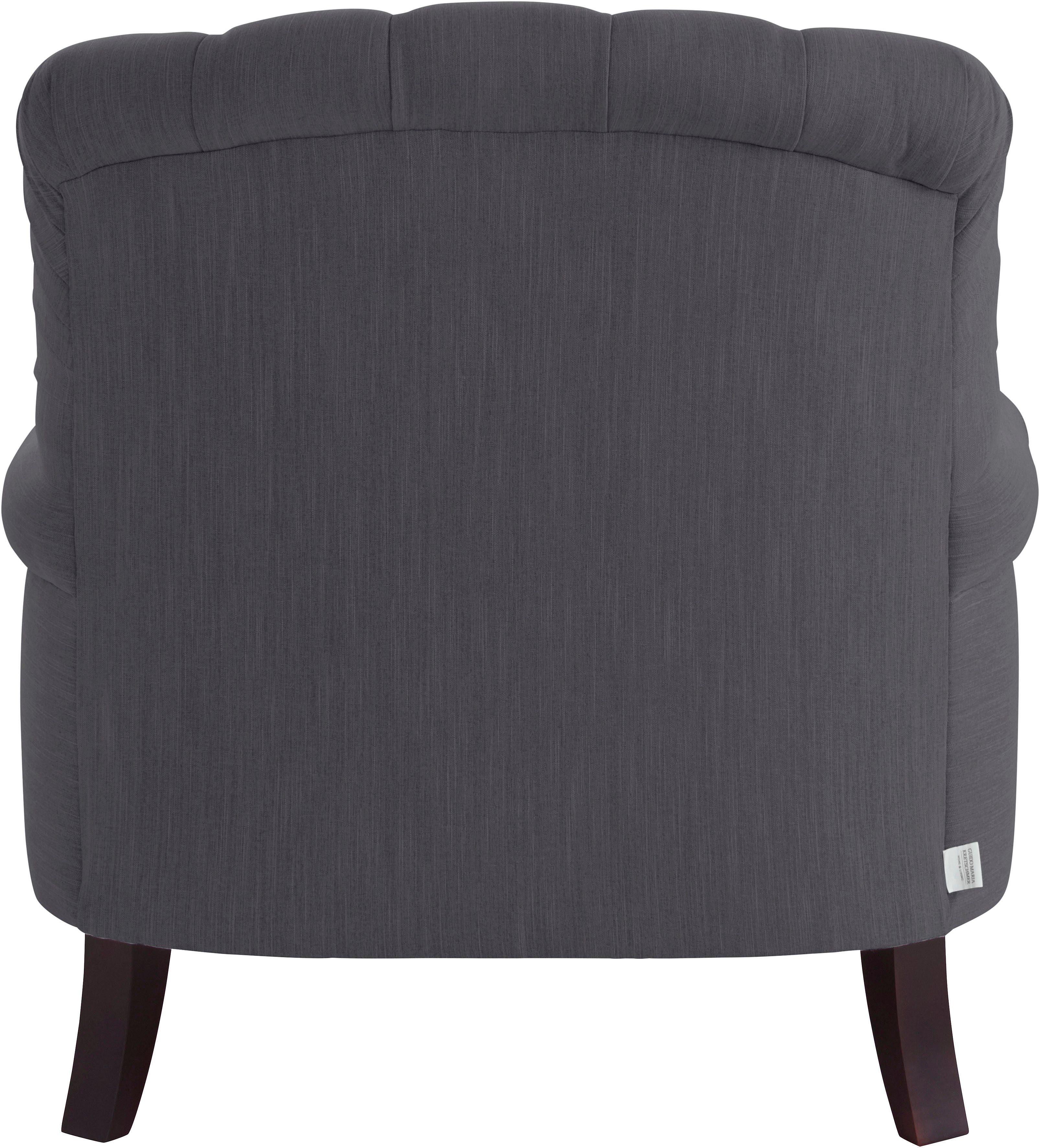 Guido Maria Kretschmer Home&Living Loveseat Amiens fauteuil loungefauteuil met prachtige capitonnage achter