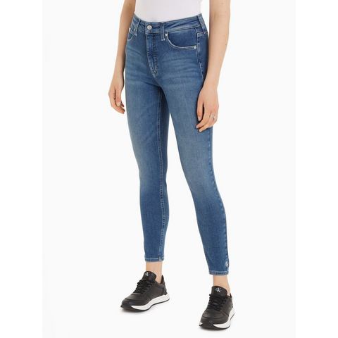 NU 20% KORTING: Calvin Klein Ankle jeans HIGH RISE SUPER SKINNY ANKLE