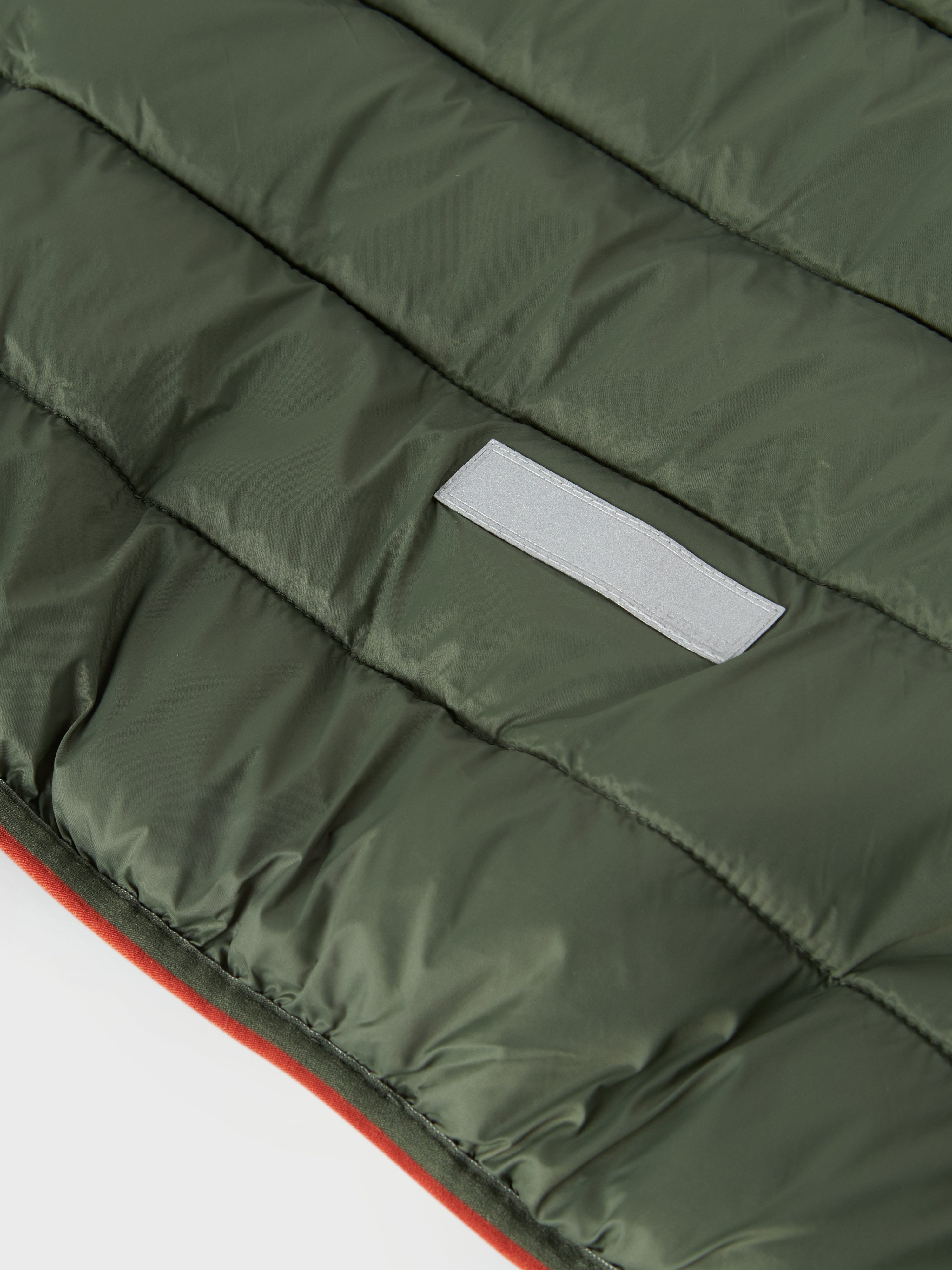 Name It Gewatteerde jas NKMMONAY JACKET PB met reflecterende details