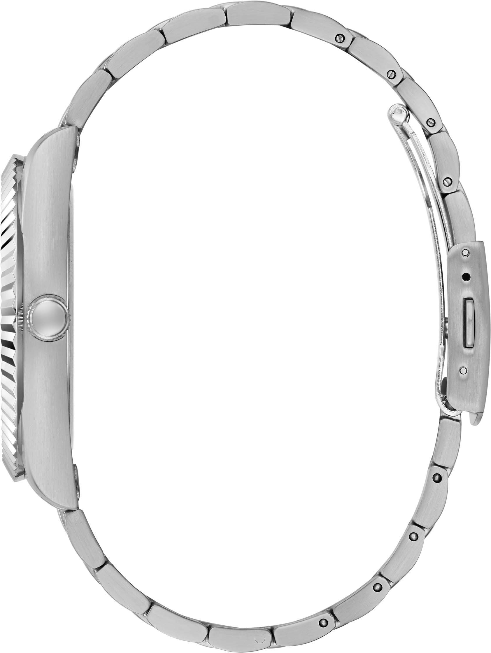 Guess Kwartshorloge CONNOISSEUR Armbanduhr, herenhorloge, datum, weekdag, roestvrijstalen band
